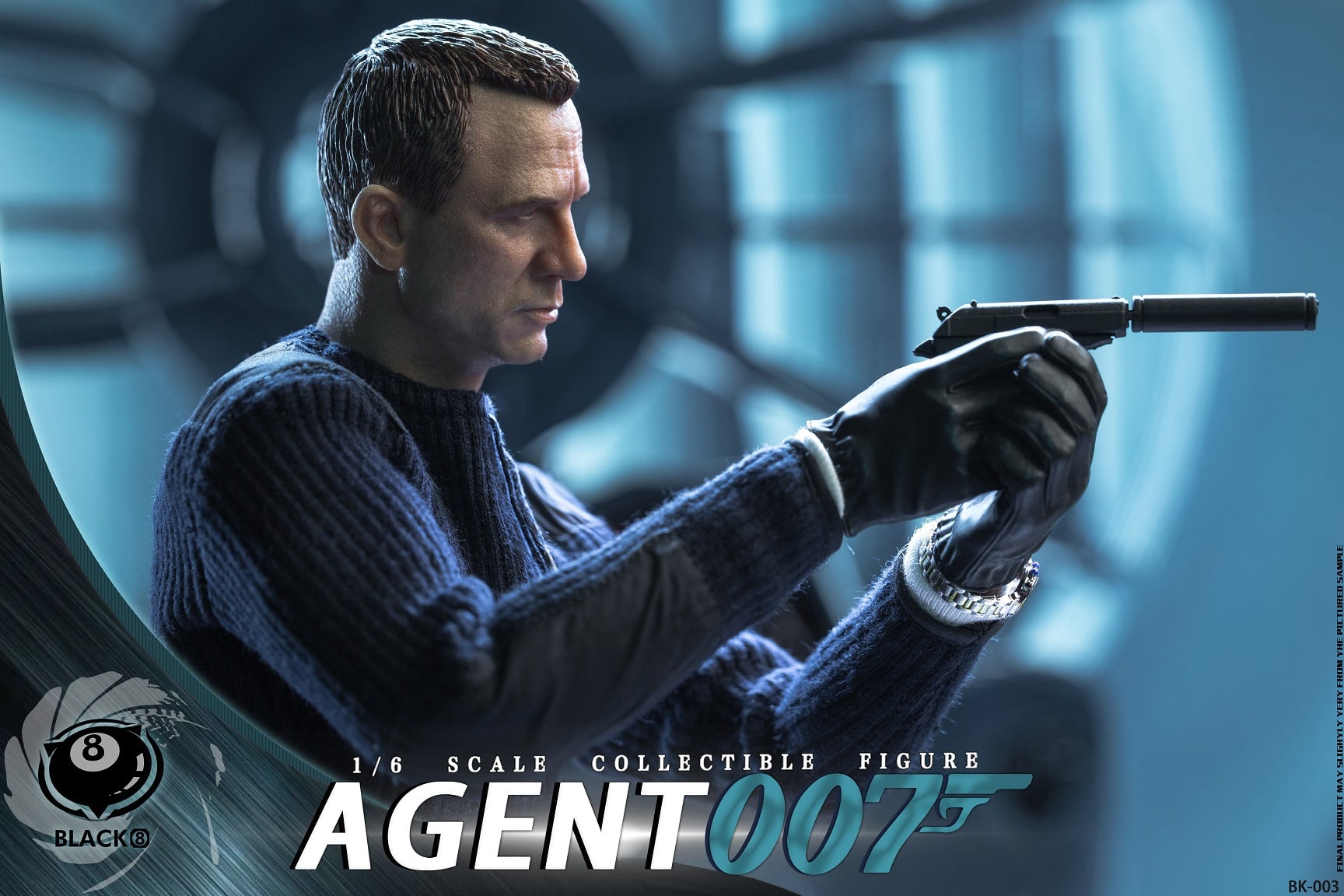 [สั่งจอง]BLACK 8 STUDIO BK-003 1/6 : Collectible Action Figure - Agent 007