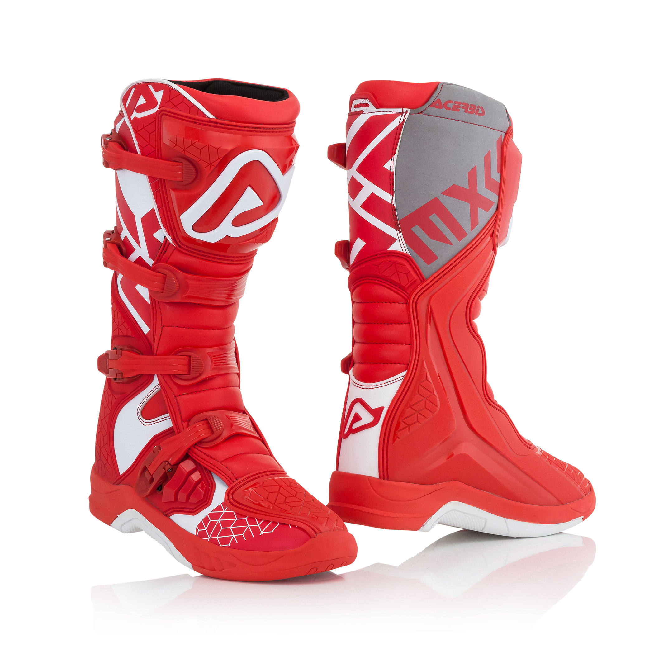 รองเท้า Acerbis X-Team Boots - Red/White
