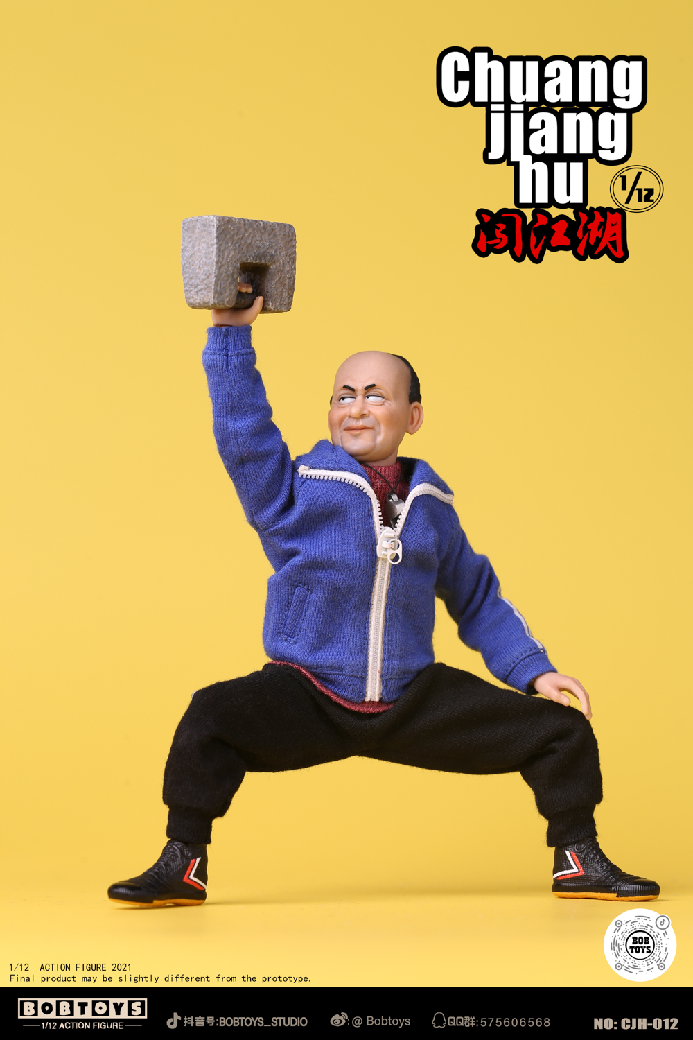 [สั่งจอง]BOBTOYS CJH-012 1/12 : CHUANG JIANGHU Series Bald Stenson