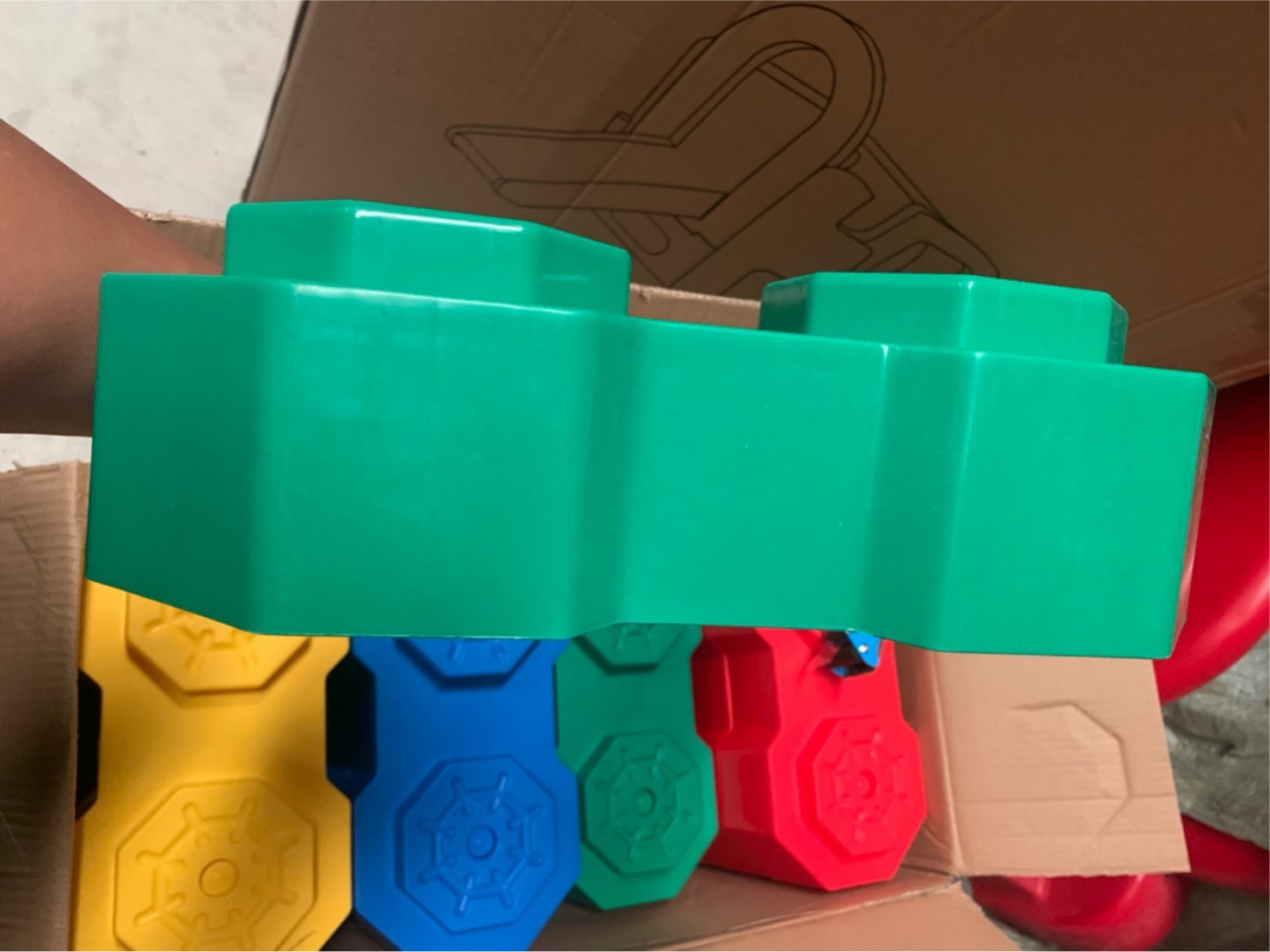 เลโก้ยักษ์,ตัวต่อถั่ว บล็อคยักษ์ พลาสติกหนาพิเศษ legoยักษ์ บล็อกพลาสติก จัมโบ้ ,พลาสติกหนาอย่างดี ของเล่นเด็ก ของเล่นเสริมพัฒนาการ พร้อมส่ง