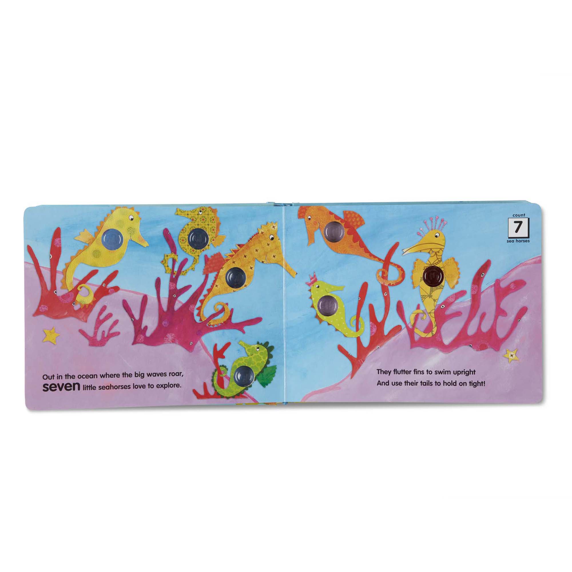 Poke-A-Dot: Who's in the Ocean หนังสือปุ่มกด รุ่นทะเล อ่านไป กดไป ดึงดูดความสนใจ สนุก! Melissa & Doug