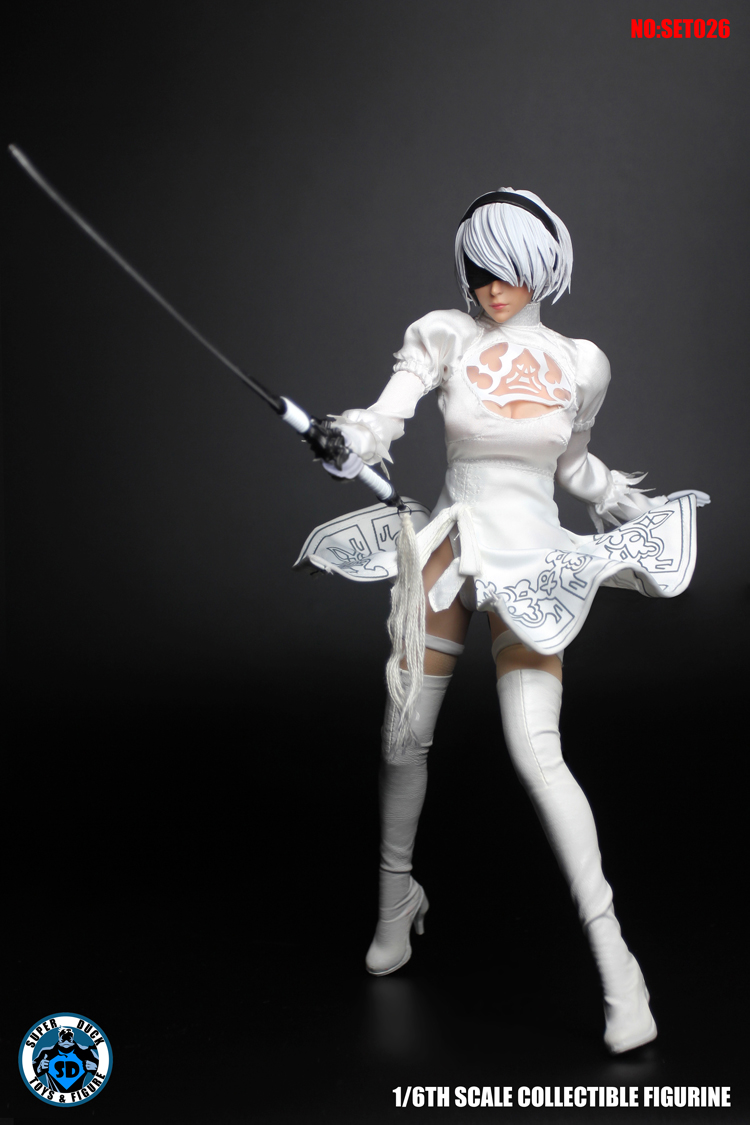 [สั่งจอง] SUPER DUCK SET026 1/6 Cosplay Series - Sexy Mannequin White Suit