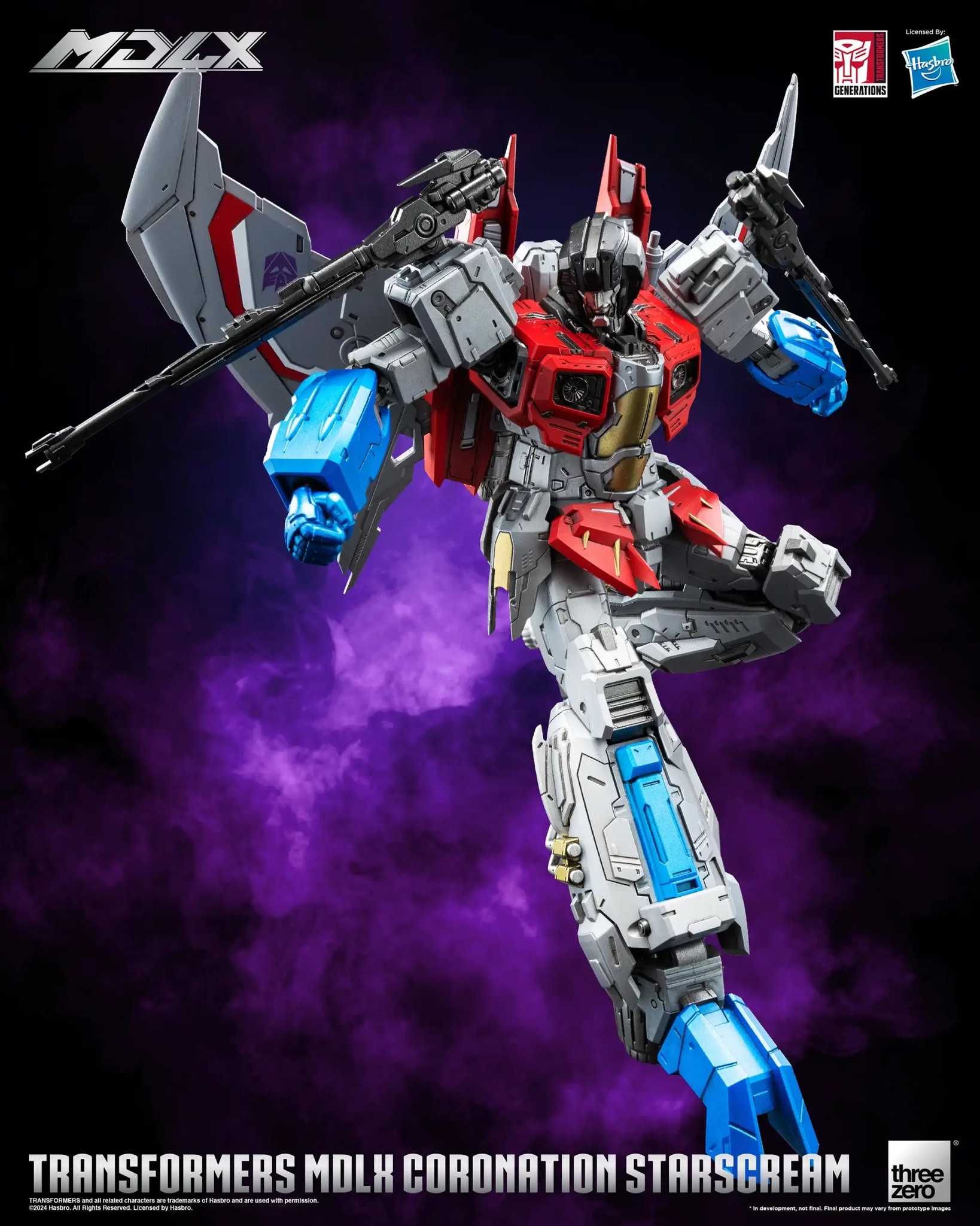[สั่งจอง]Threezero 3Z08320W0 : Transformers - MDLX Coronation Starscream (20Cm)
