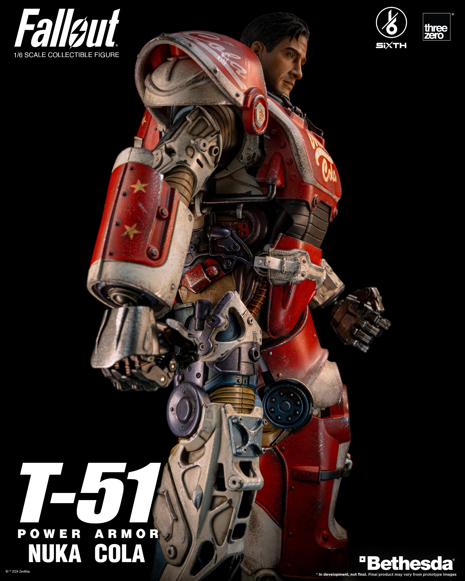 [สั่งจอง] ThreeZero 3Z07730W0 1/6 : Fallout 1/6 T-51 Nuka Cola Power Armor