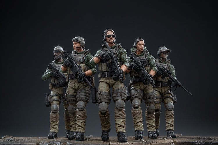 [สั่งจอง]JOYTOY：1/18 JTUS003 USMC Reconnaissance Company of Expeditionary Army Set