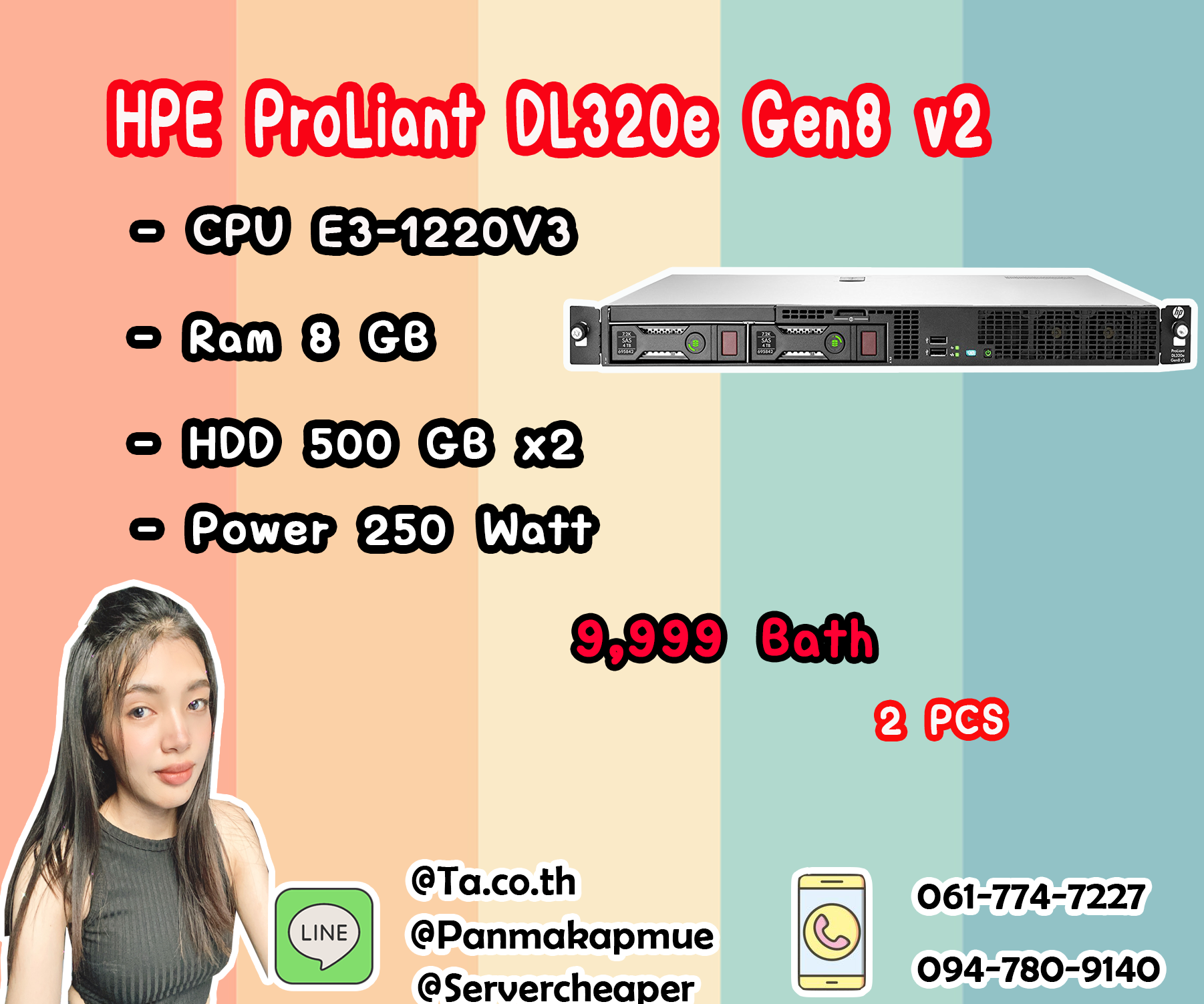HPE ProLiant DL320e Gen8 v2