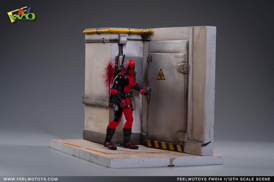 [สั่งจอง]ฉากไดโอรามา ประตูหน้าโรงงานนิวเคลียร์ FEELWOTOYS FW014 1/12 Scene Of Nuclear Factory