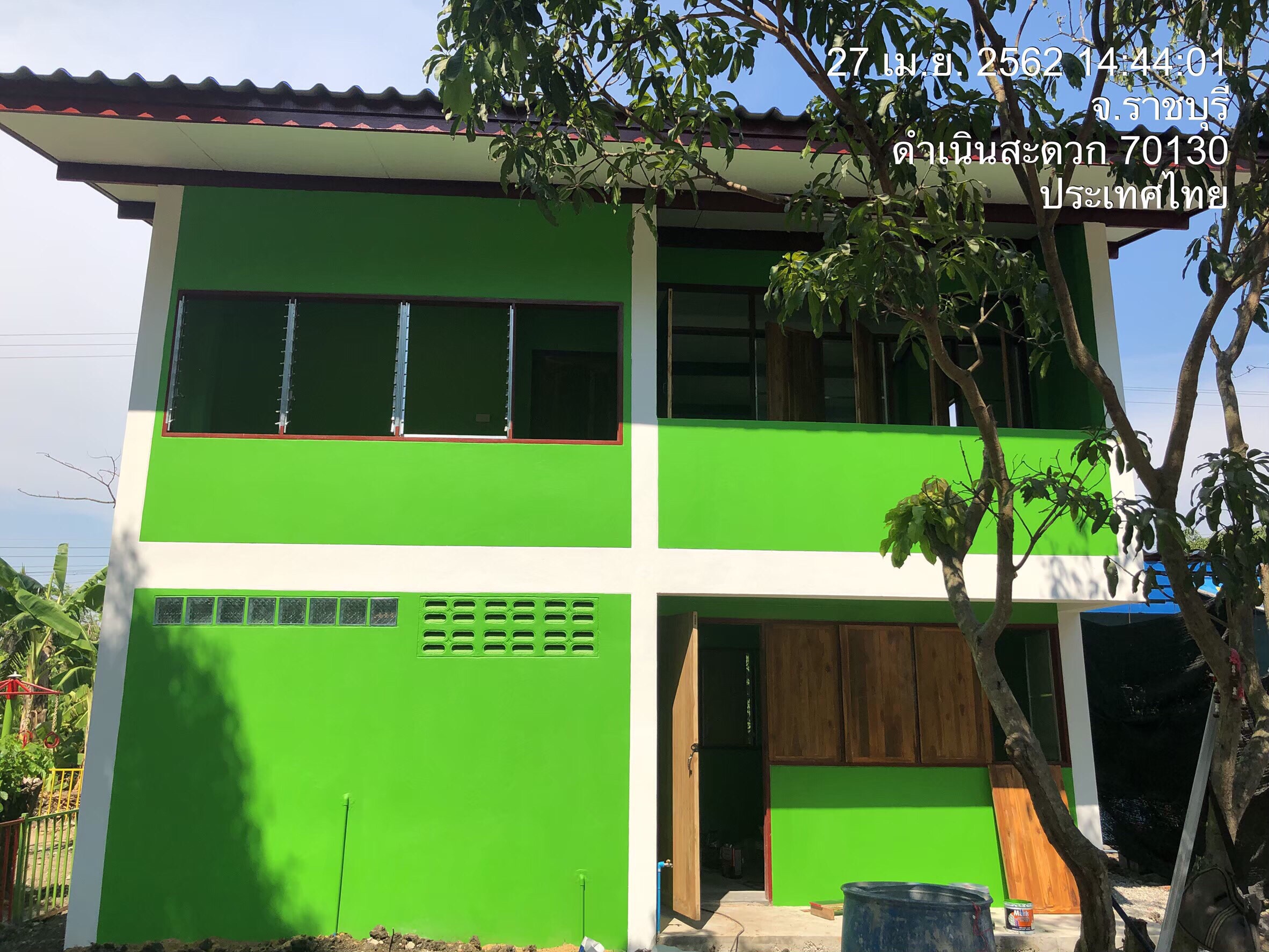 งานสร้าง ห้องพักครู รร.ดอนฟักทอง