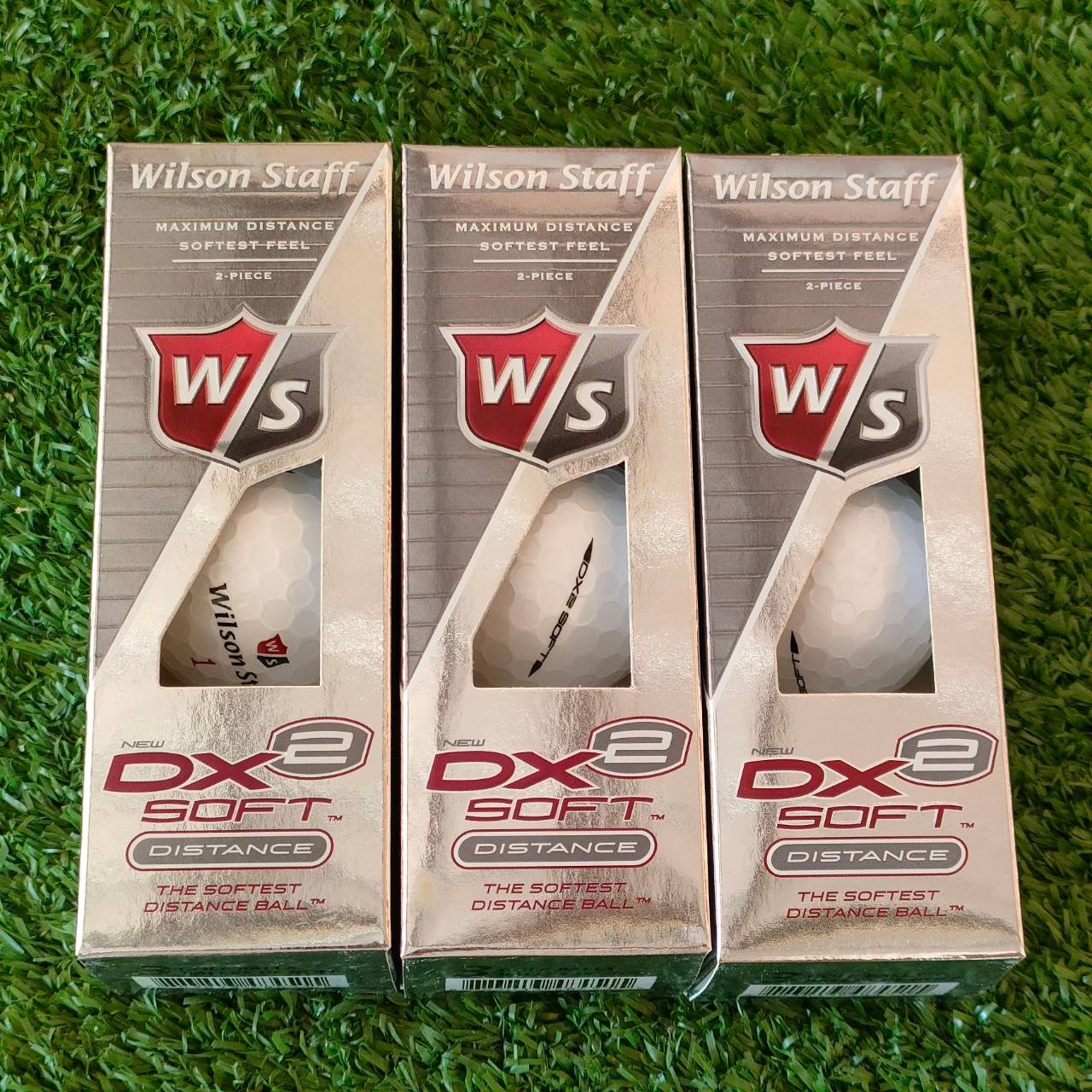 *** ราคาต่อหลอด *** ลูกกอล์ฟ WILSON ใหม่ 1 หลอด มี 3 ลูก สีขาว นุ่มและไกล มือสอง ของแท้ BY NakaraLuxurious