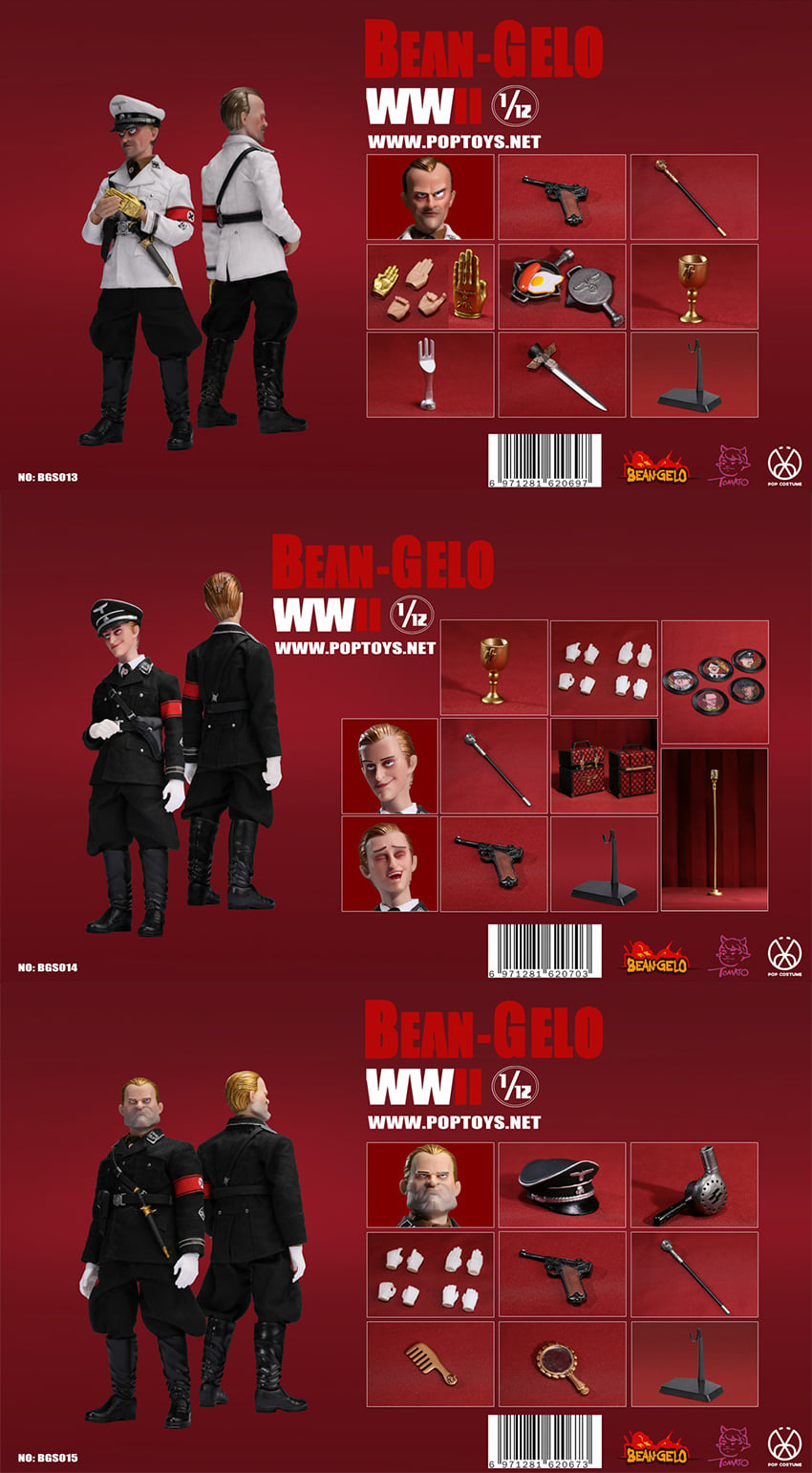 [สั่งจอง]POPTOYS 1/12 Bean-Gelo Series : Part4