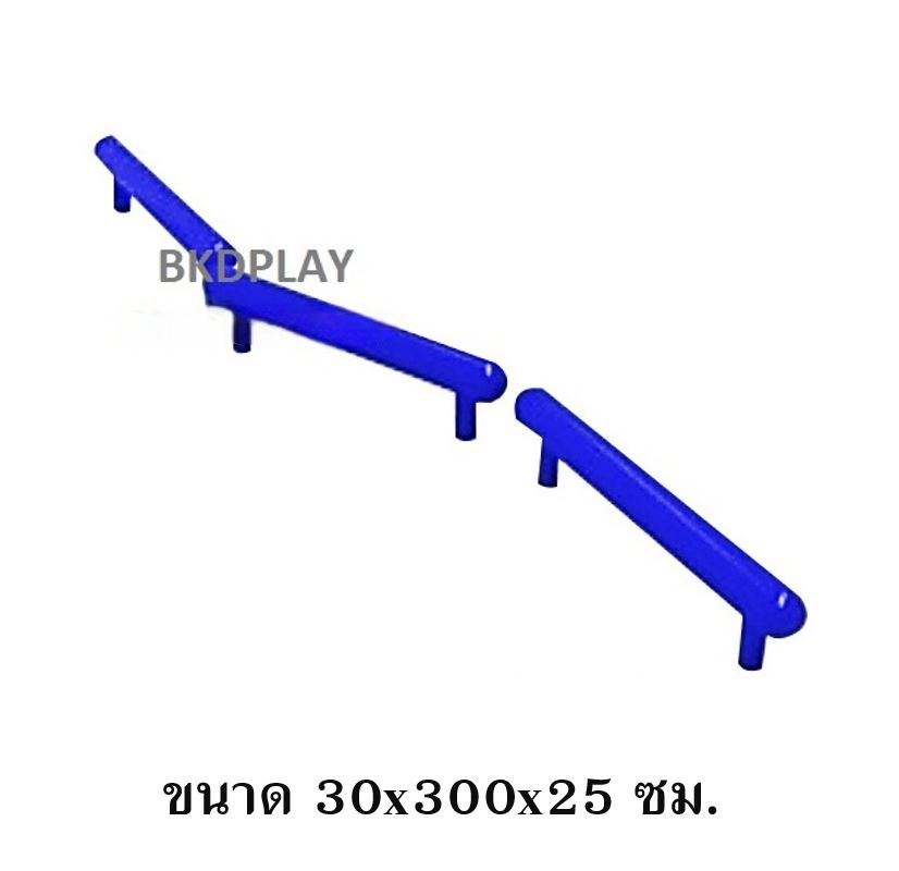 ทางเดินทรงตัว แบบคาน เดินไต่ เครื่องออกกำลังกายกลางแจ้ง ลานกีฬา อเนกประสงค์ สนามกีฬา ผลิตในไทย สั่งทำตามสีที่ต้องการได้