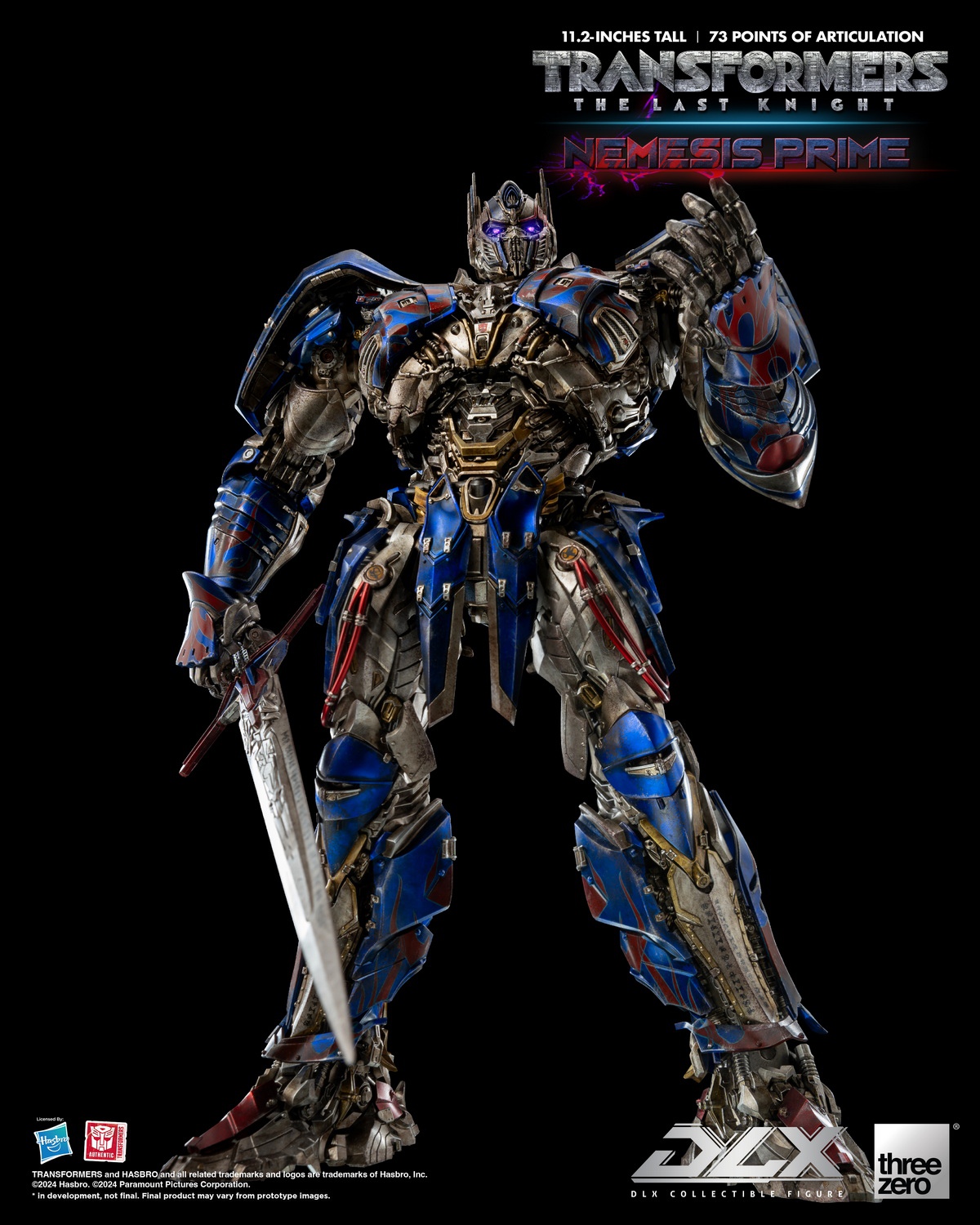 [สั่งจอง] ThreeZero 11" : Transformers : The Last Knight DLX : Optimus Prime Nemisisgent