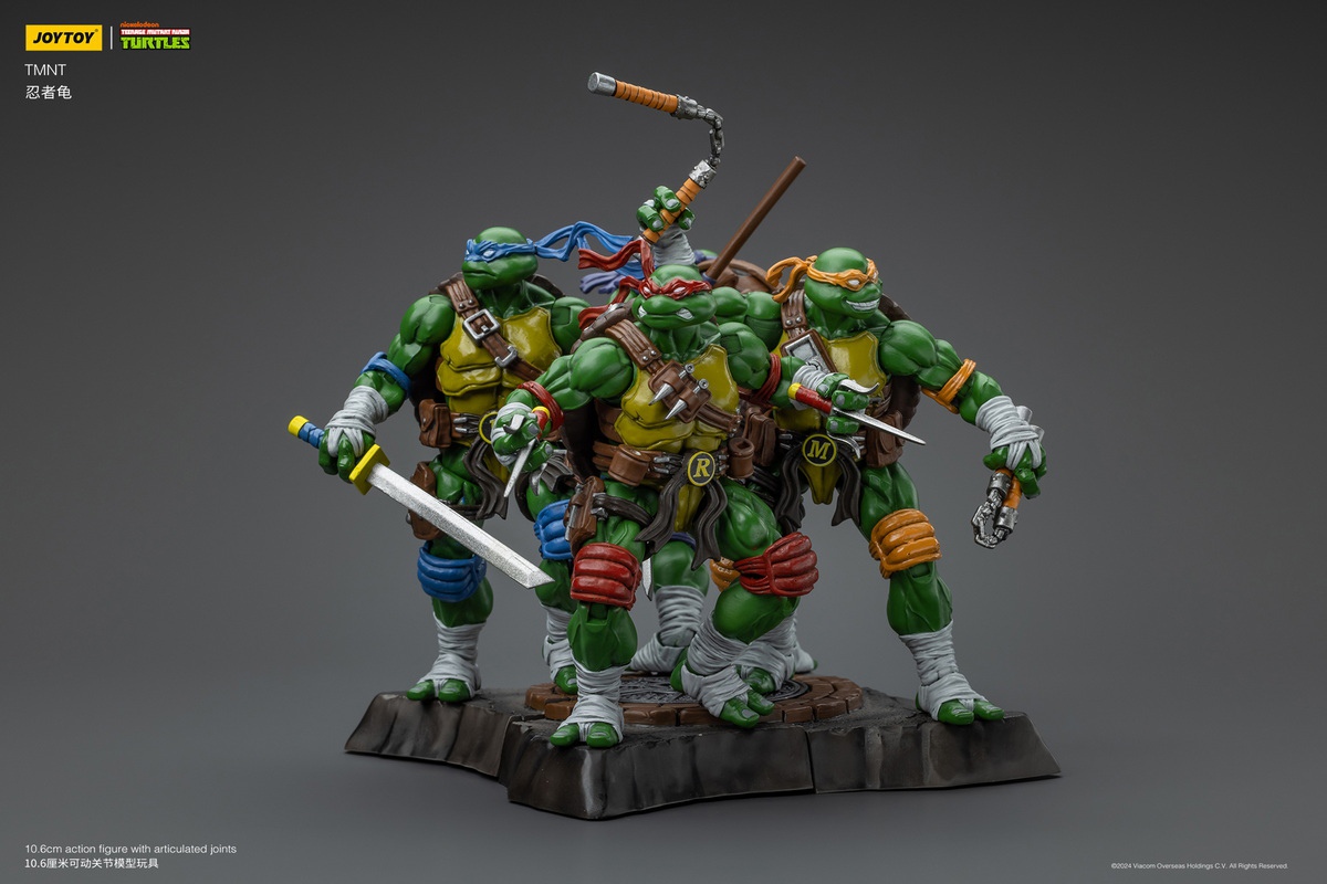 [พร้อมส่ง] Joytoy 1/18 : TMNT ครบ SET ตัว