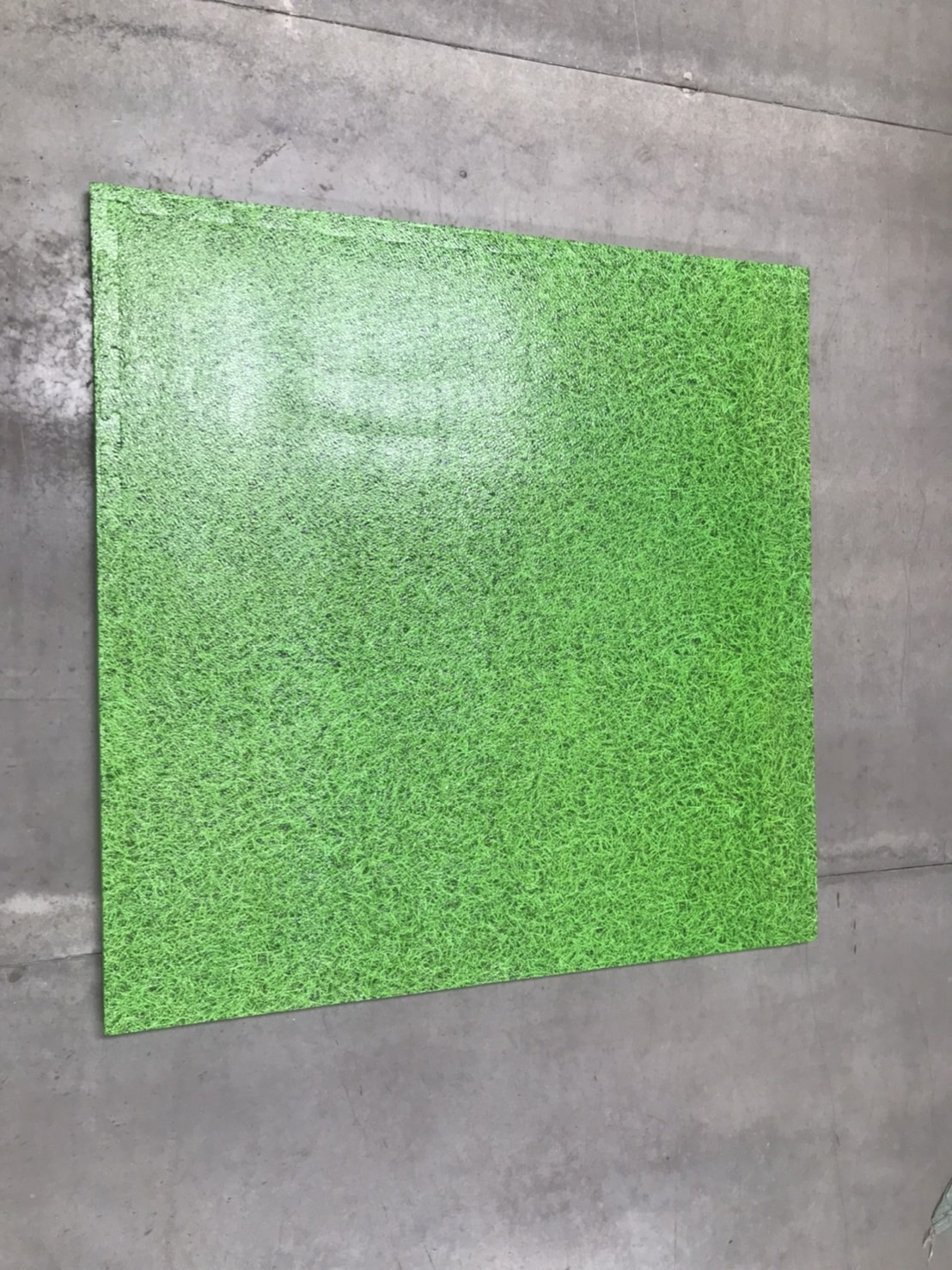 โฟมลายหญ้า, 100x100 หนา 2ซม.,โฟมปูพื้น,แผ่นปูพื้น, แผ่นกันกระแทก สนามเด็กเล่น ,ลายหญ้า, พร้อมส่ง ราคาโรงงาน