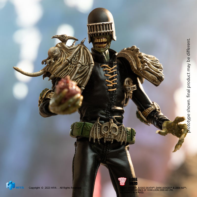 [สั่งจอง]HIYA Exquisite Super Series 1/12 :JUDGE DREDD - Judge Death Action Figure