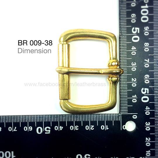 BR009 หัวเข็มขัดกระเป๋า แนววิทเทจ ทองเหลืองแท้ **ราคาต่อชิ้น**