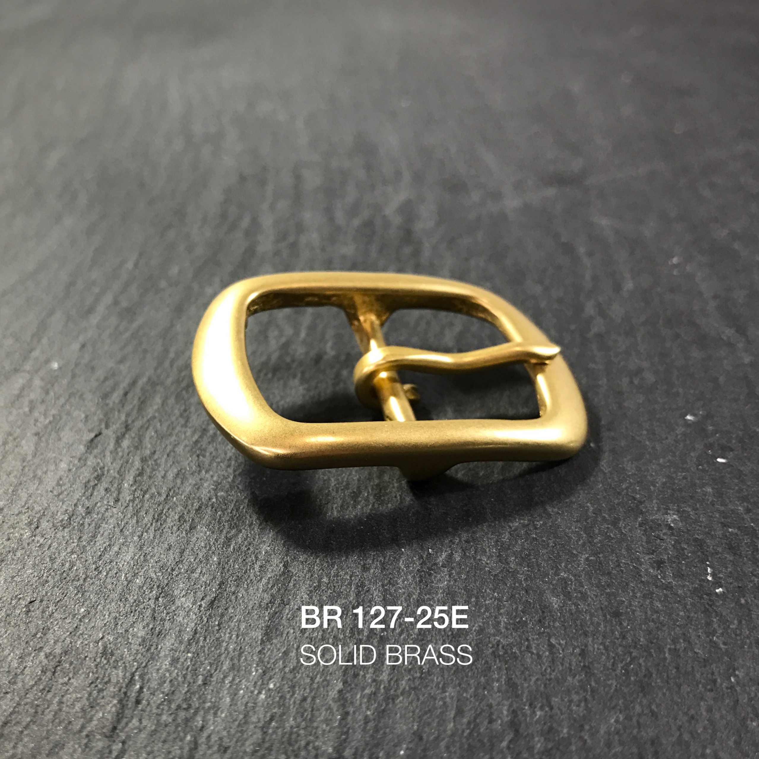 BR127-25E หัวเข็มขัดปรับสายกระเป๋า ขนาด 25มิล อะไหล่ทองเหลืองแท้ *ราคาต่อชิ้น* leatherbrass
