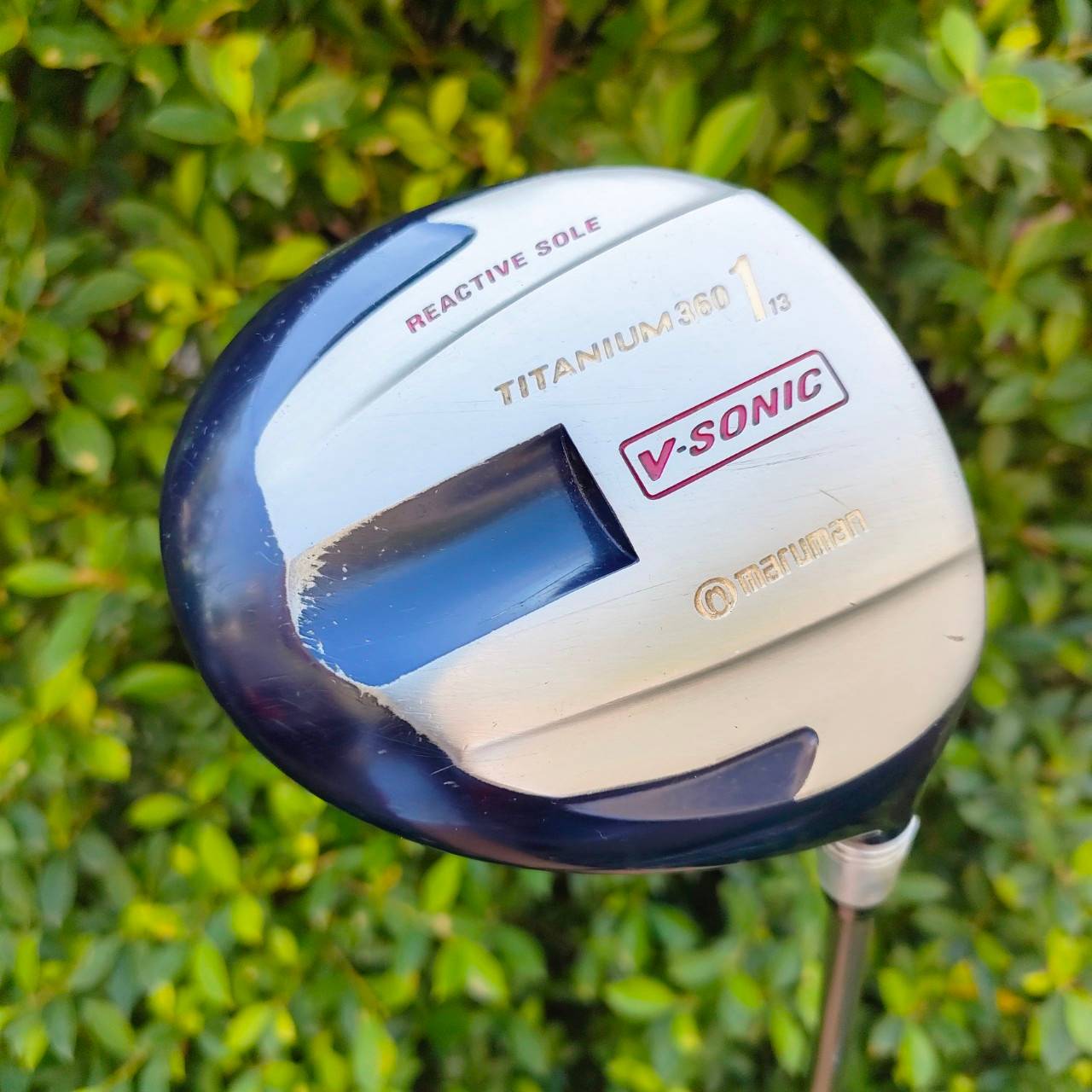 ** ไม้กอล์ฟสำหรับผู้หญิง ** DRIVER MARUMAN V-SONIC TITANIUM360 องศา 13 ก้าน FARJECT WT-50 FLEX L เป็นหัวไทเทเนี่ยม พรีเมี่ยมญี่ปุ่น ไม้กอล์ฟมือสอง ของแท้ BY NakaraLuxurious