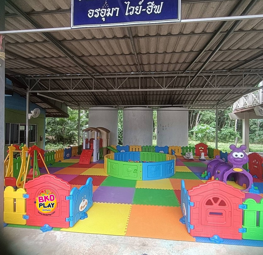 รั้วกั้นพลาสติกหน้าตุ๊กตาหมี ,กั้นห้องพื้นที่,คอกเด็ก พร้อมส่ง คิดค่าส่งตามจริง