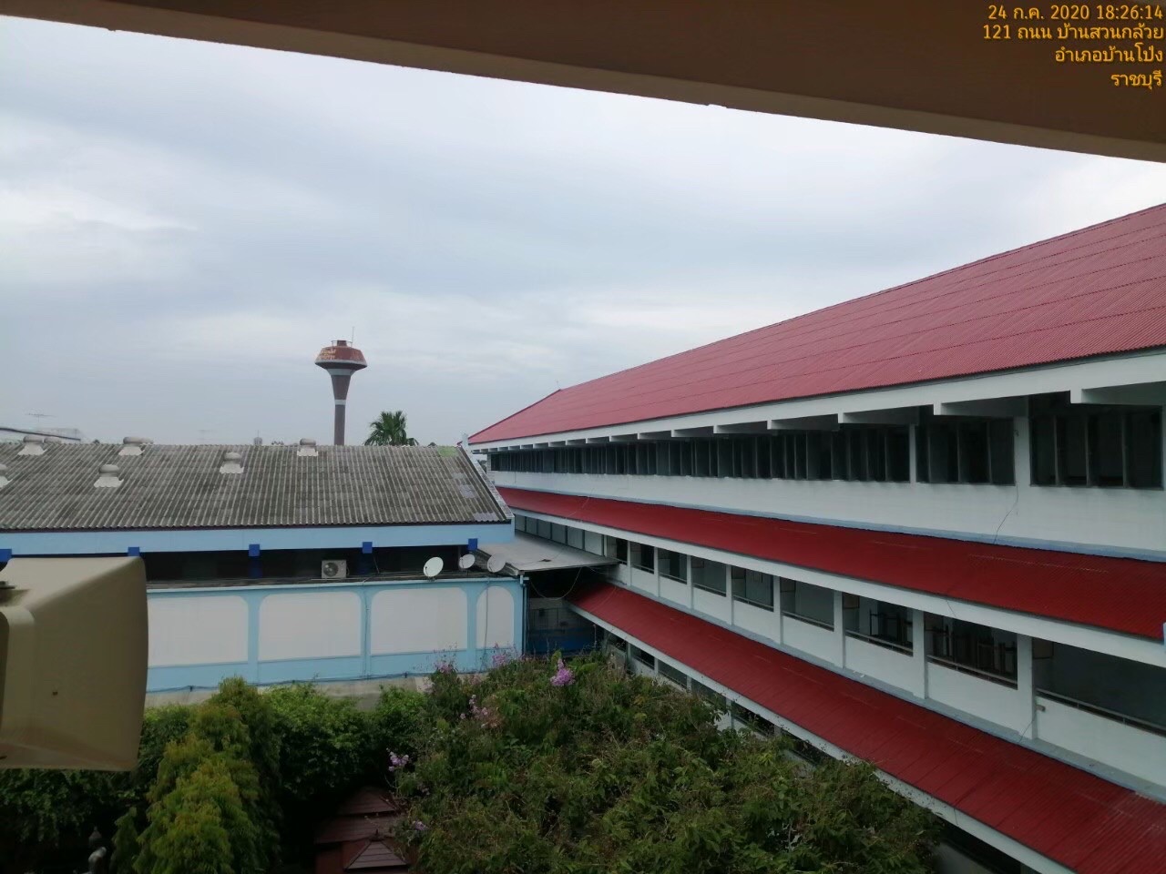 งานเปลี่ยนหลังคาโรงเรียนรัตนราษฎร์บำรุง จ.ราชบุรี