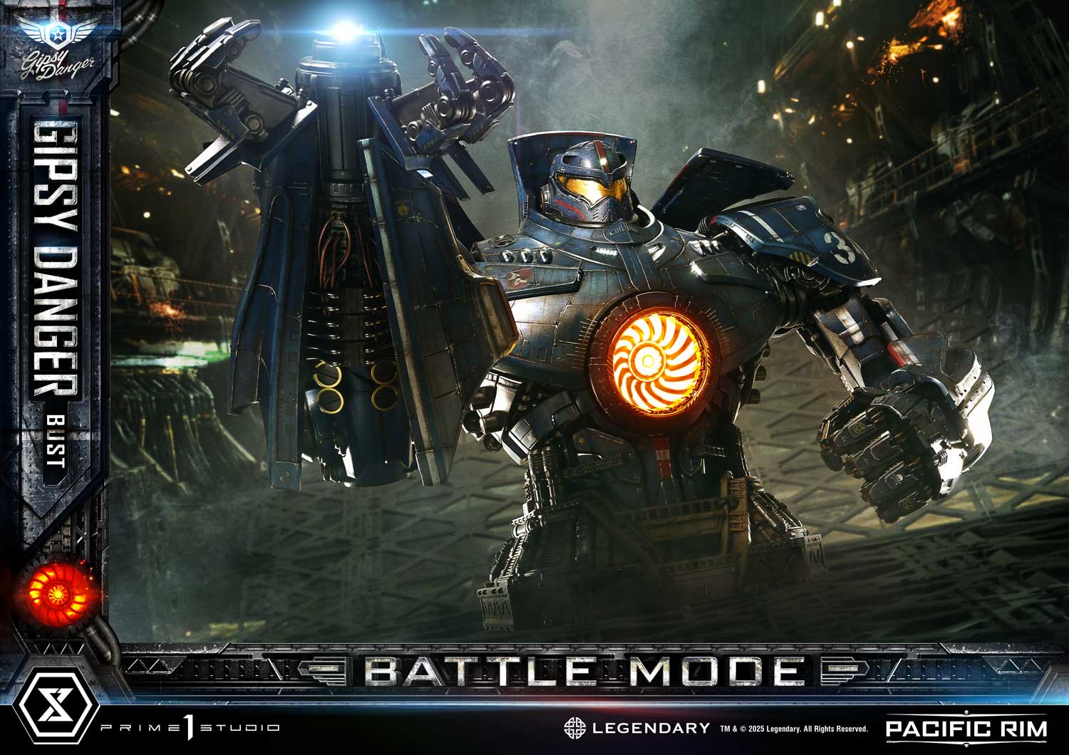 [สั่งจอง]Prime 1 Studio LSPACRIM-02 : Gipsy Danger Battle Mode (Pacific Rim)