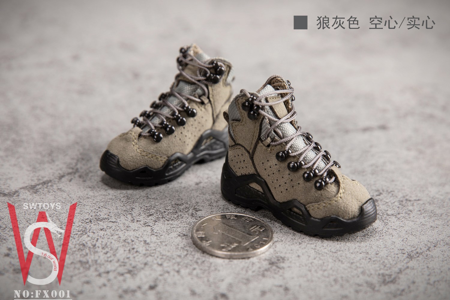 [สั่งจอง]SWtoys FX001 1/6 Mens Tactical Military Boots (Hollow/Solid)