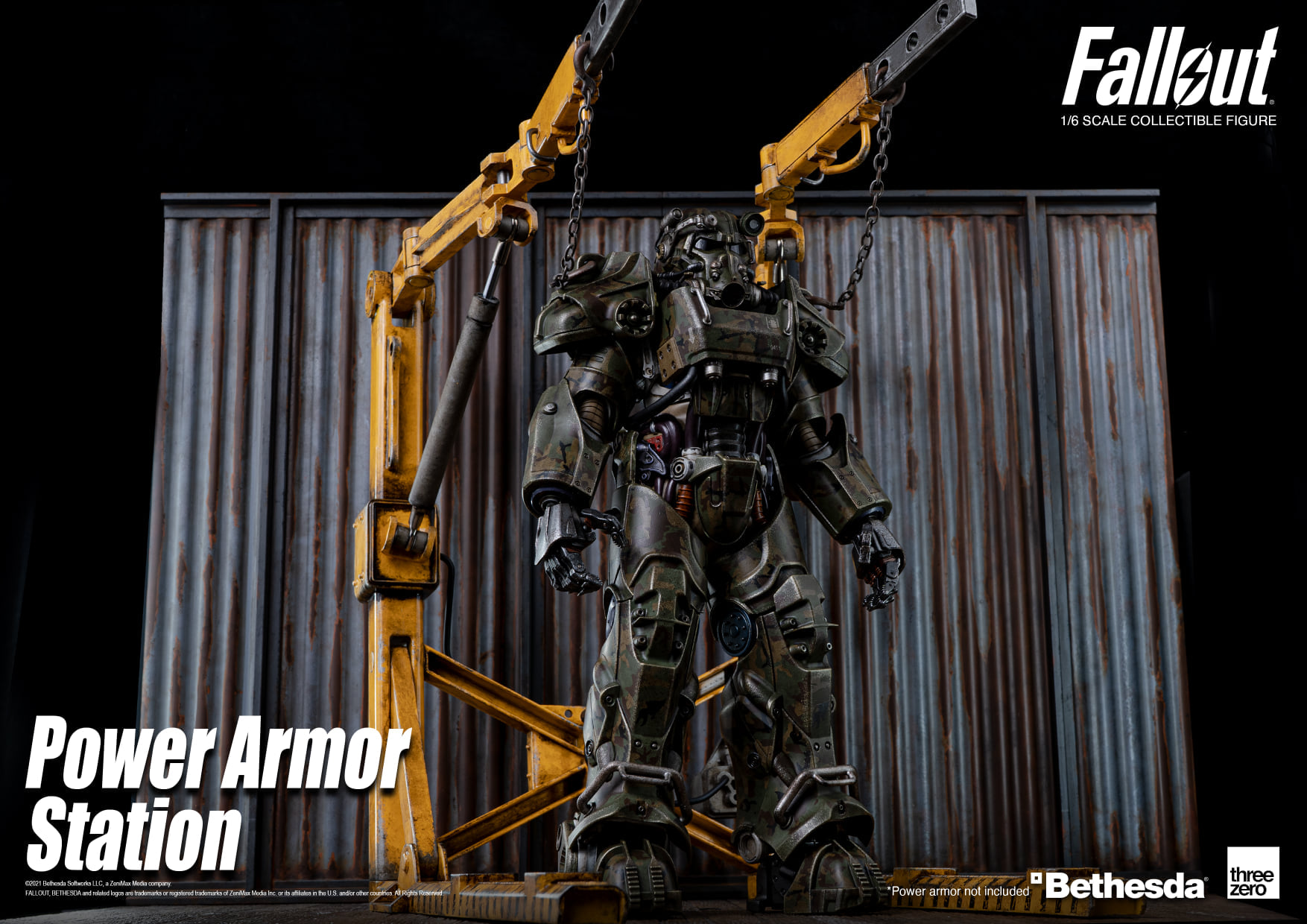 [สั่งจอง]threeZero x Fall out 1/6 : Power Armor Station