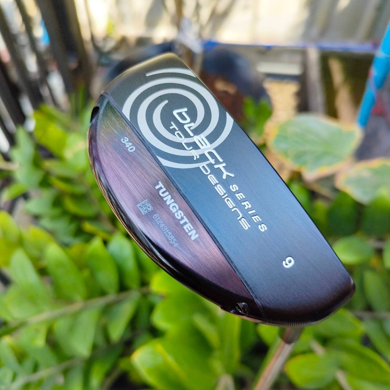 PUTTER ODYSSEY BLACK SERIES TOUR DESIGNS 9 ทรงมอลเล็ต ความยาว 35 นิ้ว *กริฟเสื่อมสภาพ* หัวสวยมาก ไม้กอล์ฟพรีเมี่ยมมือสอง By NakaraLuxurious