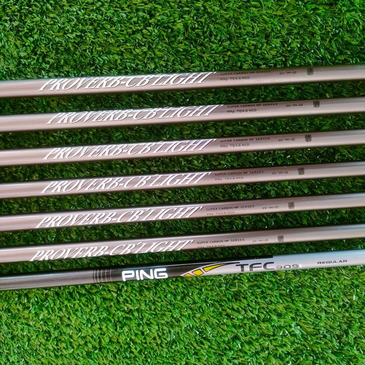 🏌️ ชุดเหล็ก PING i15 หน้าโหดมาก!!! ก้าน PROVERB-CB LIGHT FLEX R มีเหล็ก 4 - 9 เเละ W เป็นชุดเหล็กหน้า MILLED ทุกชิ้น ตีติดสปินทุกเหล็ก!! ไม้กอล์ฟมือสอง ของแท้ BY NakaraLuxurious