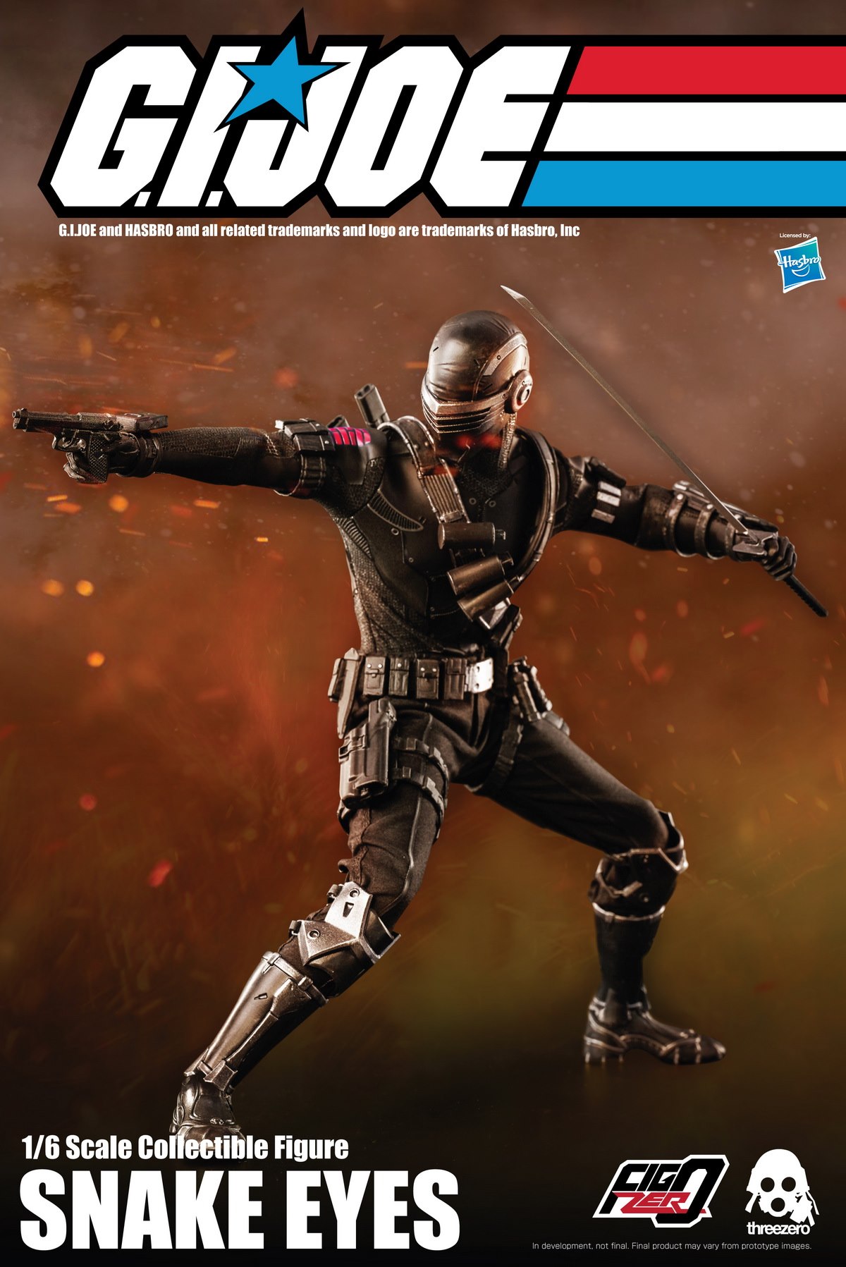 [สั่งจอง]ThreeZero X Habro 3Z0215 1/6 : G.I.JOE - Snake Eyes