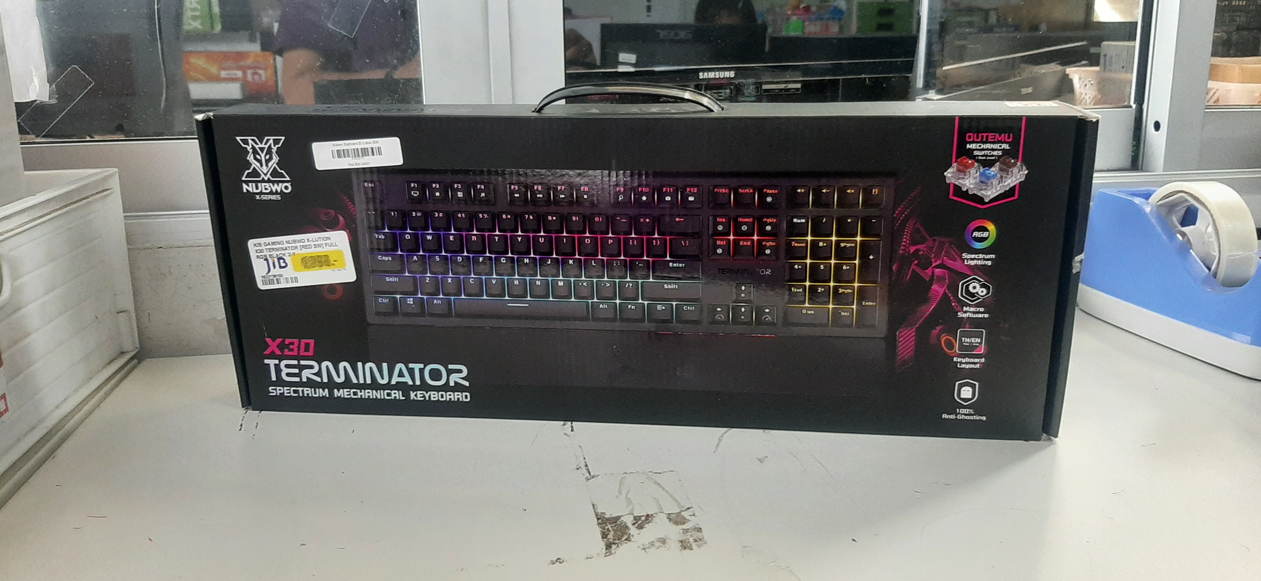 คีย์บอร์ด Nubwo Keyboard X-Lution X30 สภาพดี ประกันร้าน 1 เดือน