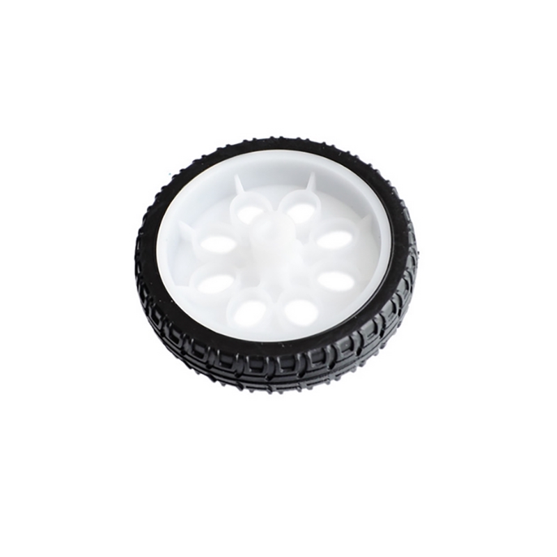 ล้อหุ่นยนต์ขนาดเล็ก Wheel Robot Tire TT Motor Smart Car 1 ล้อ