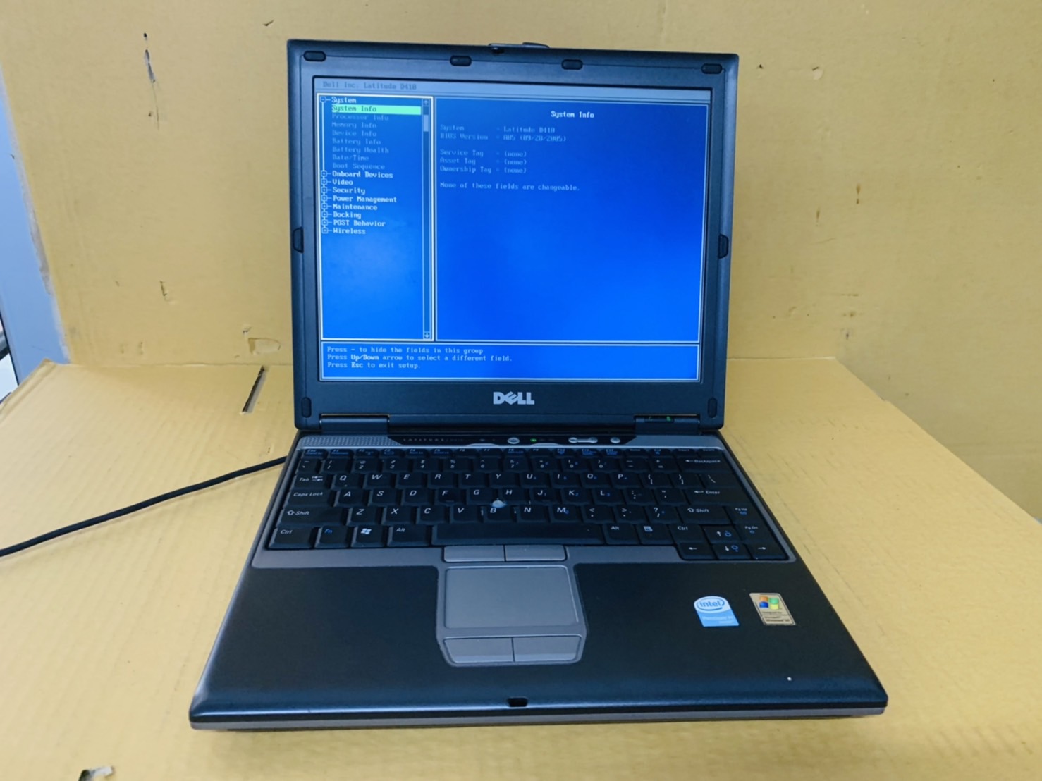 โน้ตบุ๊ค Notebook Dell Latitude D410 Laptop 12.1 inch แบตเสื่อม สินค้ามีประกัน