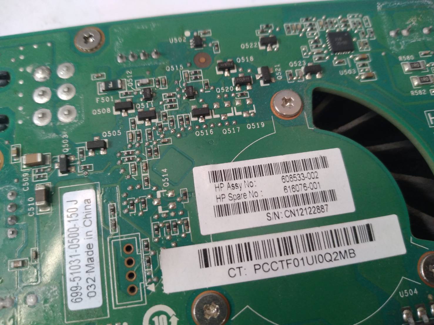 HP 616076-001 Quadro 4000 2GB GDDR5 PCI-E Dual DP Graphics Card