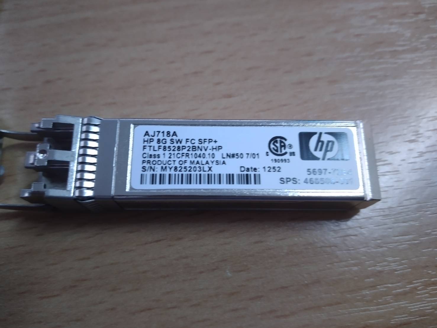 Ak344a 489190-001 qle2560 HP StorageWorks ak344-63002 8gb PCI-E FC HBA Adapter พร้อม โมดูล 8 G