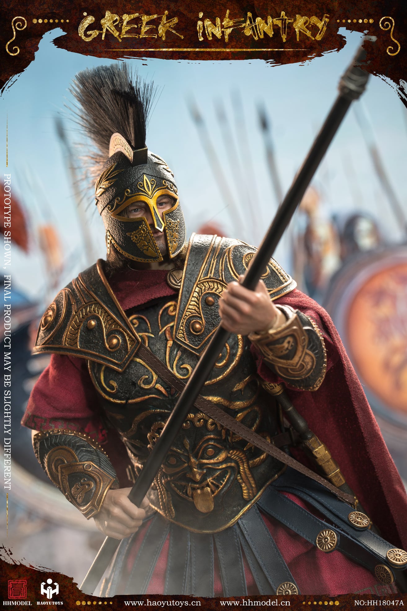 [สั่งจอง]HHMODEL x HAOYUTOYS HH18047 1/6 : Imperial Army-Greek Infantry Gold Edition