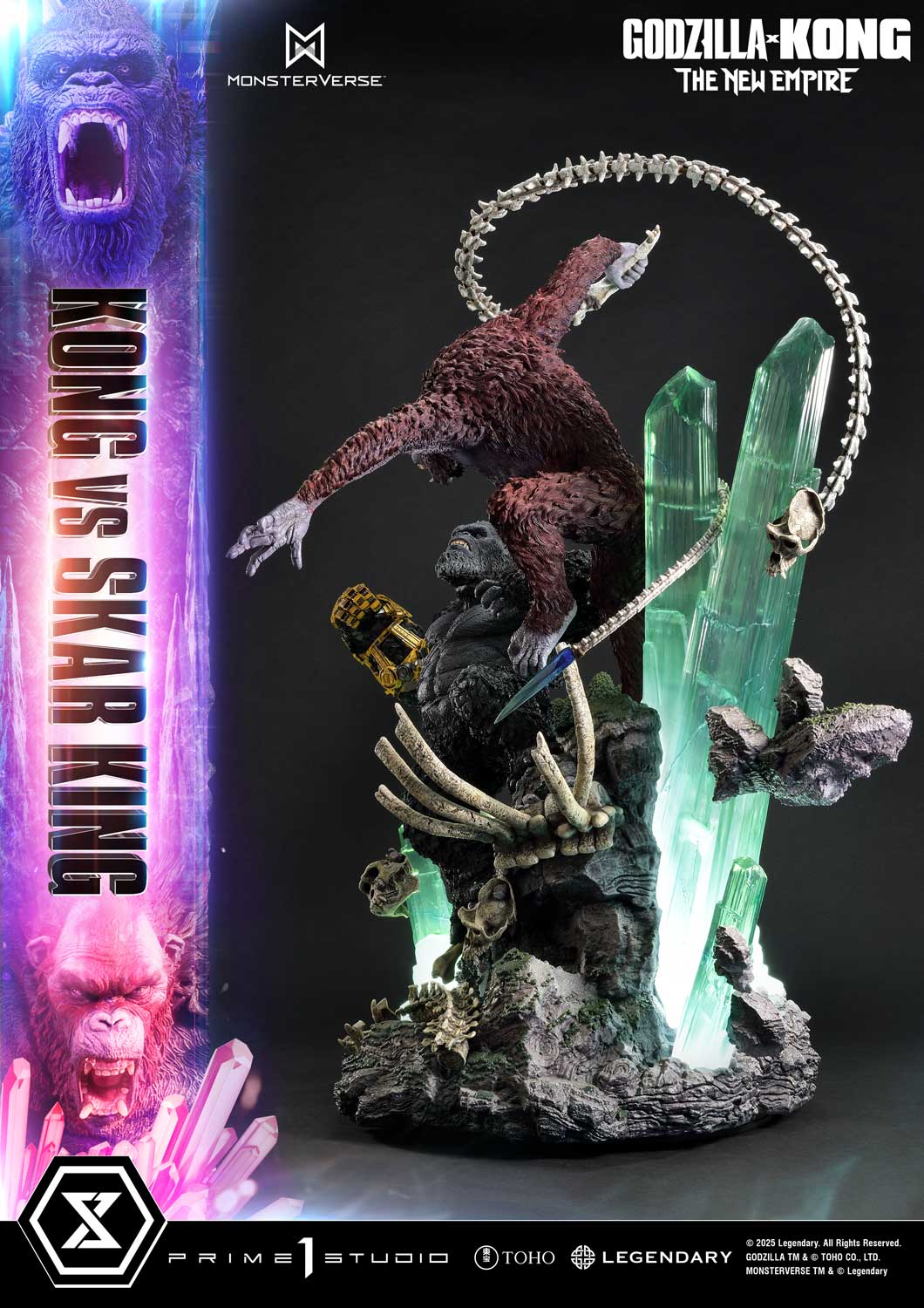 [สั่งจอง]Prime 1 Studio UDMGXK-02: Kong vs Skar King (Godzilla x Kong: The New Empire)