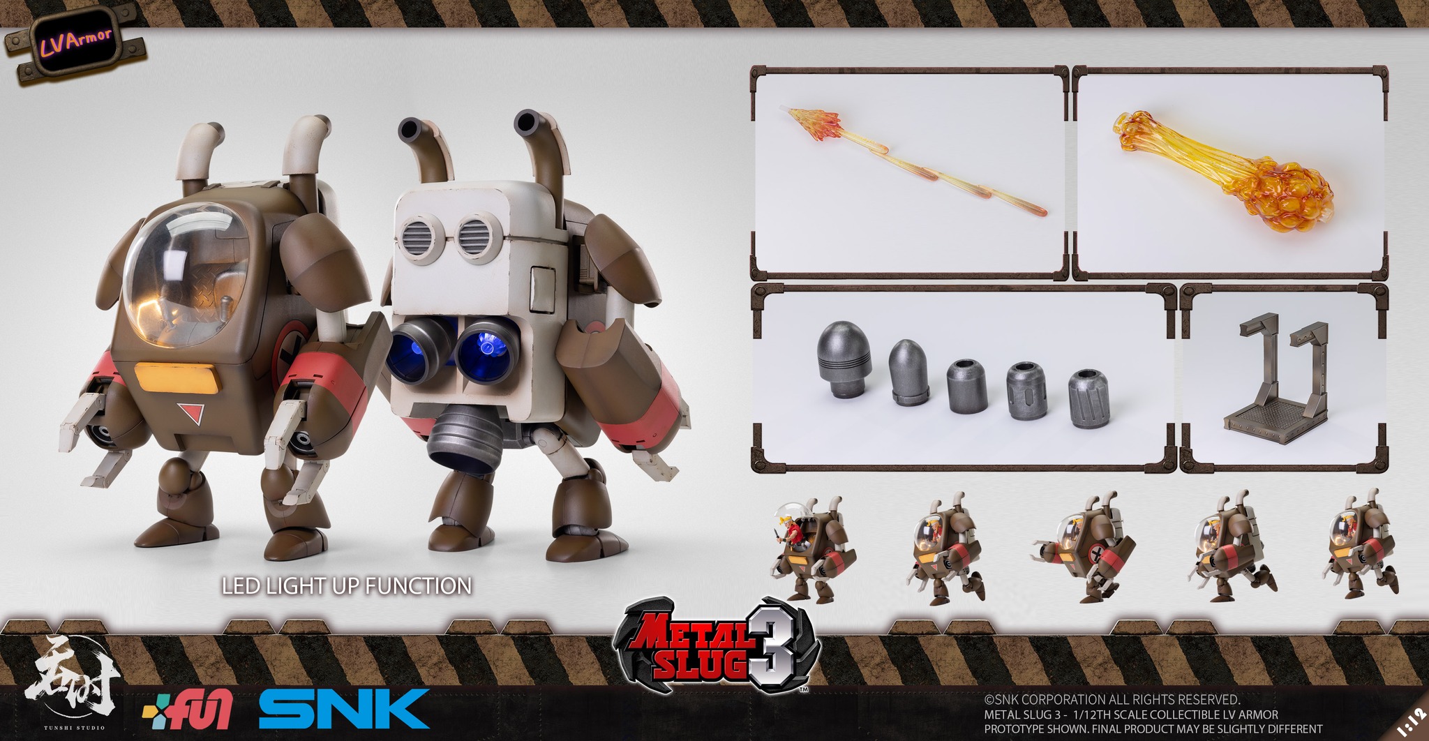 [สั่งจอง] TunShi Studio TS-013 1/12 : Metal Slug - LV Armor (27.5Cm)