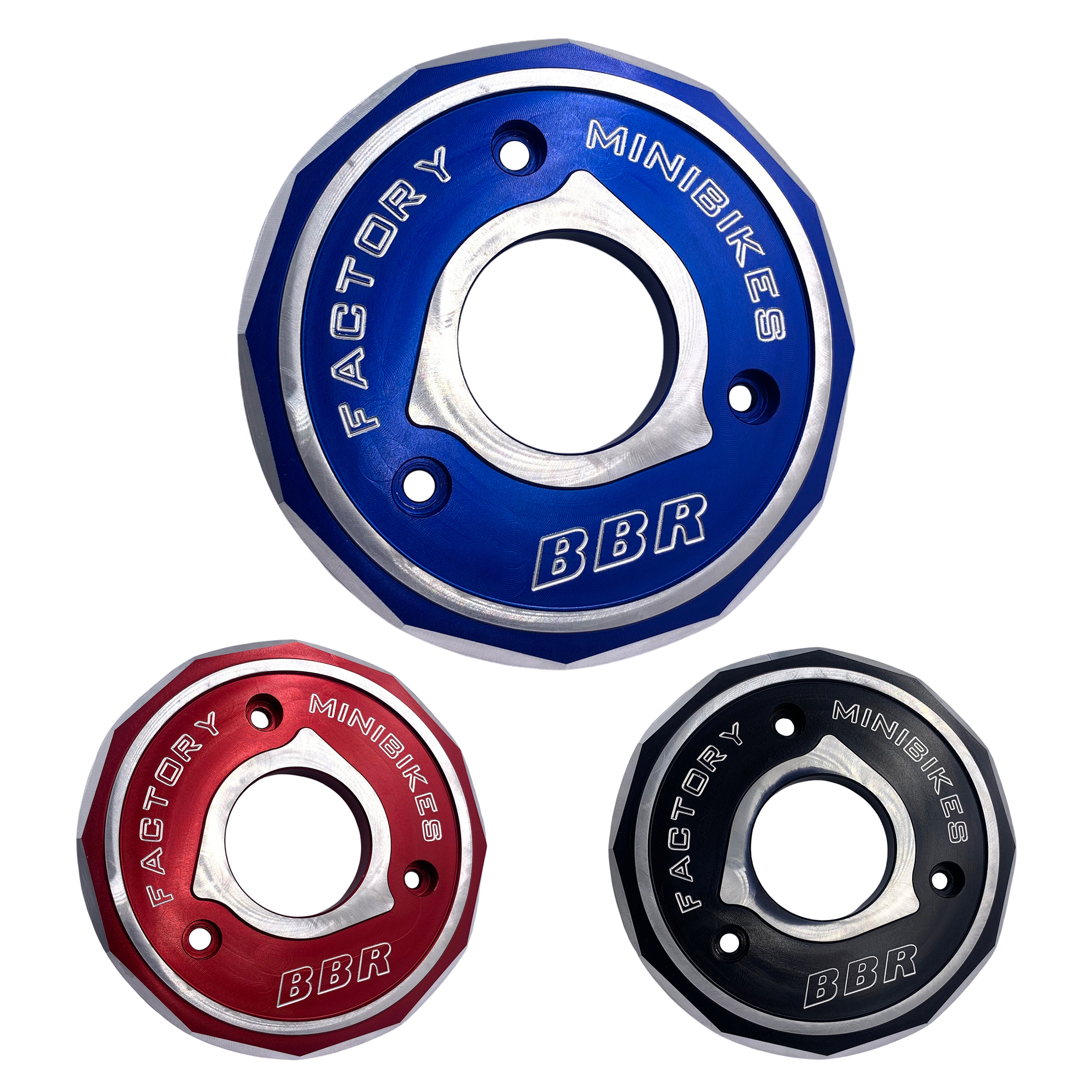 ฝาครอบจานไฟ Super Zero Ignition Cover KLX110 10-21, KSR110 10 (ลาย BBR)