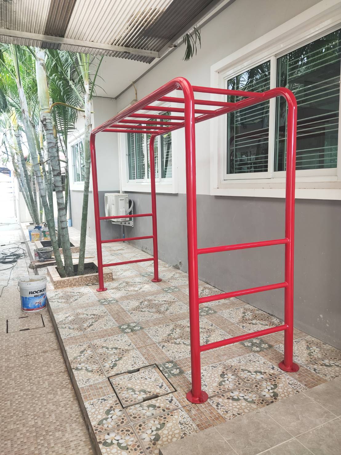 บาร์โหน3ระดับ, บาร์ตั้งพื้น ราคาต่อ1ระดับ เครื่องเล่นสนาม กลางแจ้ง เหล็ก, เครื่องออกกำลังกายเด็ก เพิ่มความสูง ,OutdoorPlayground, สินค้าสั่งทำ 10-20 วัน