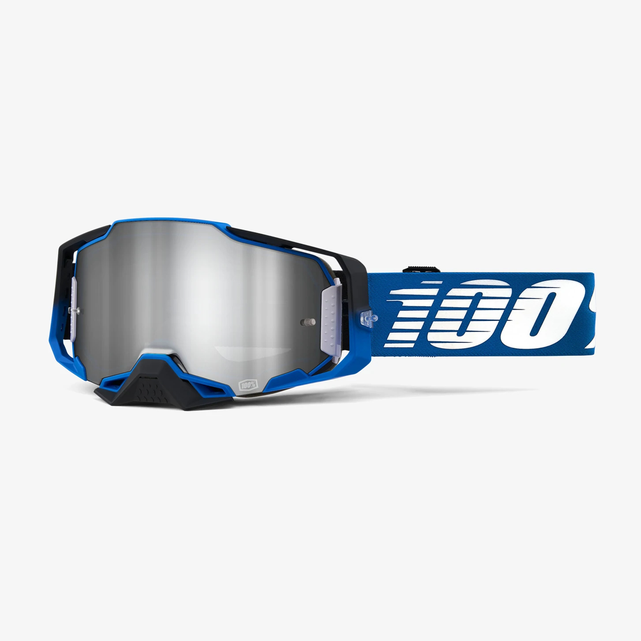 แว่น 100% ARMEGA Rockchuck Flash Silver Lens