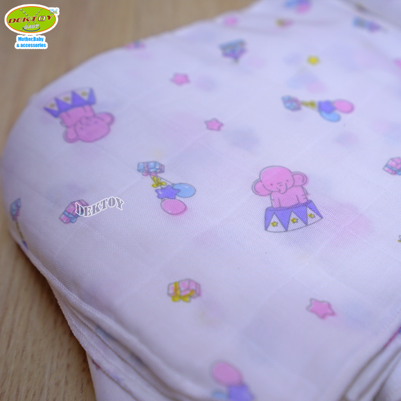 Pureen เพียวรีน ผ้าอ้อมคอตตอนเพียวรีนพิมพ์กระจาย Cotton USA 2 ชั้นไซส์ 29 x 29 นิ้ว แพ็ค 6 ผืน