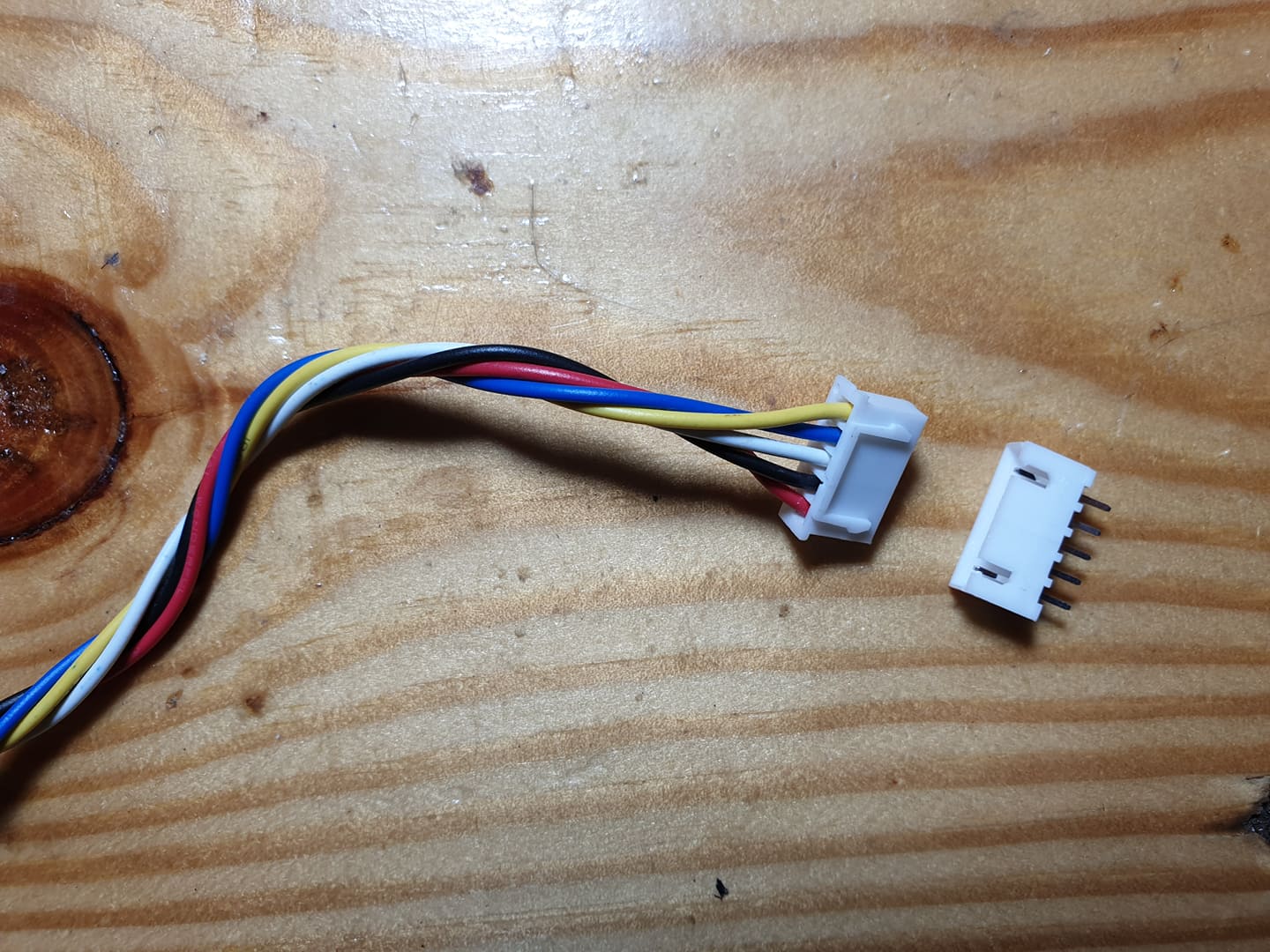 สายไฟ จัมเปอร์แบบ JST connector 5 เส้น ระยะห่าง 2.54mm
