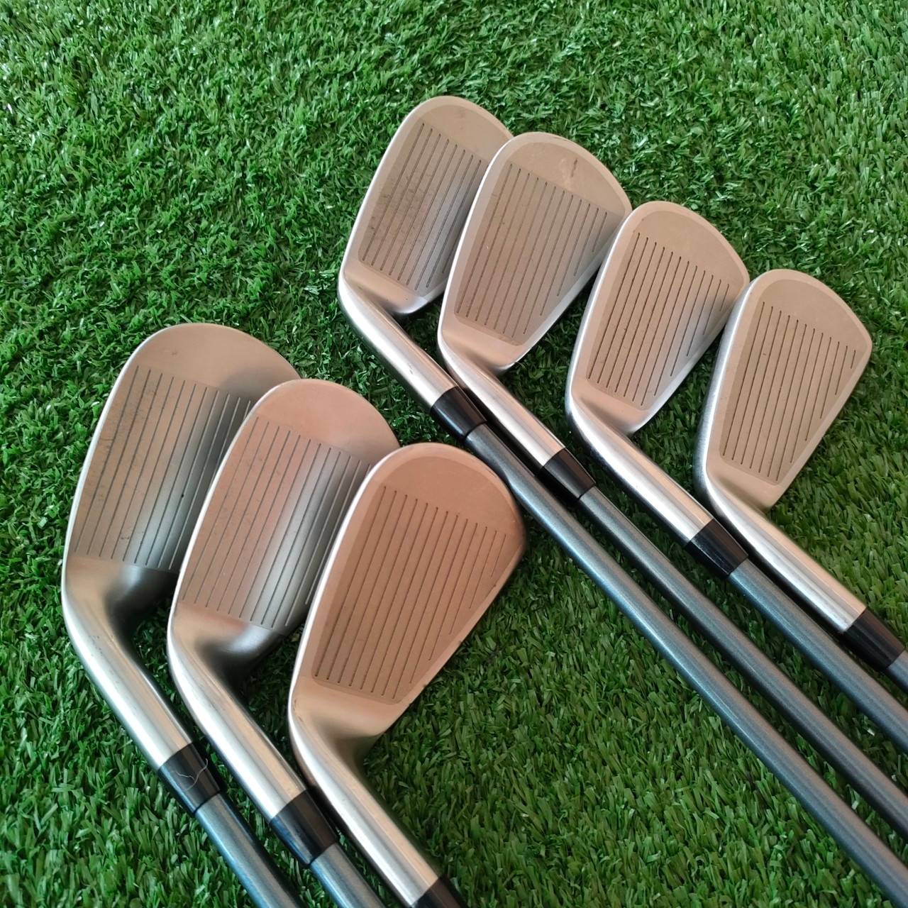 ** ไม้กอล์ฟสำหรับผู้หญิง ** ชุดเหล็ก MARUMAN TITUSV1 มีเหล็ก 5-9 เเละ PW SW ก้าน IMPACTFIT V1 FLEX L ชุดเหล็กญี่ปุ่น ที่ตีง่าย เบาสบาย และตีไกลกว่าปกติ 1 เบอร์ ครับ