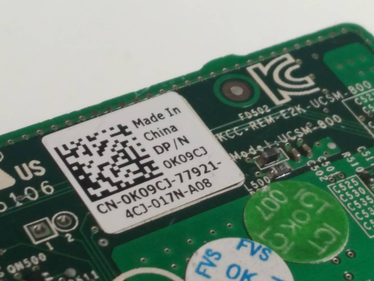 Dell Perc H310 0K09CJ Mini Mono SAS/SATA RAID Controller Module