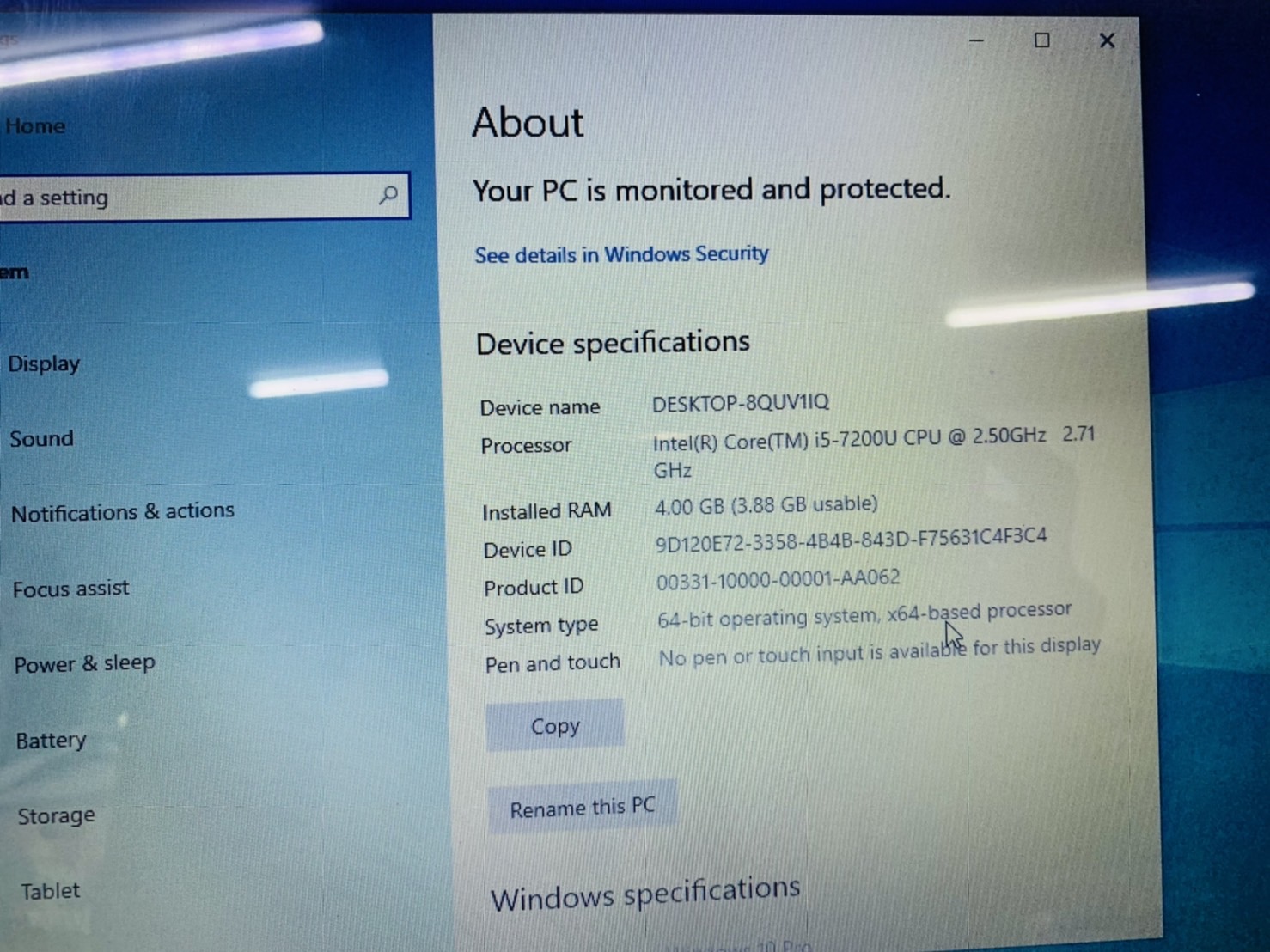 โน้ตบุ๊ค Notebook Asus K541U 15.6 inch (1366x768) HD