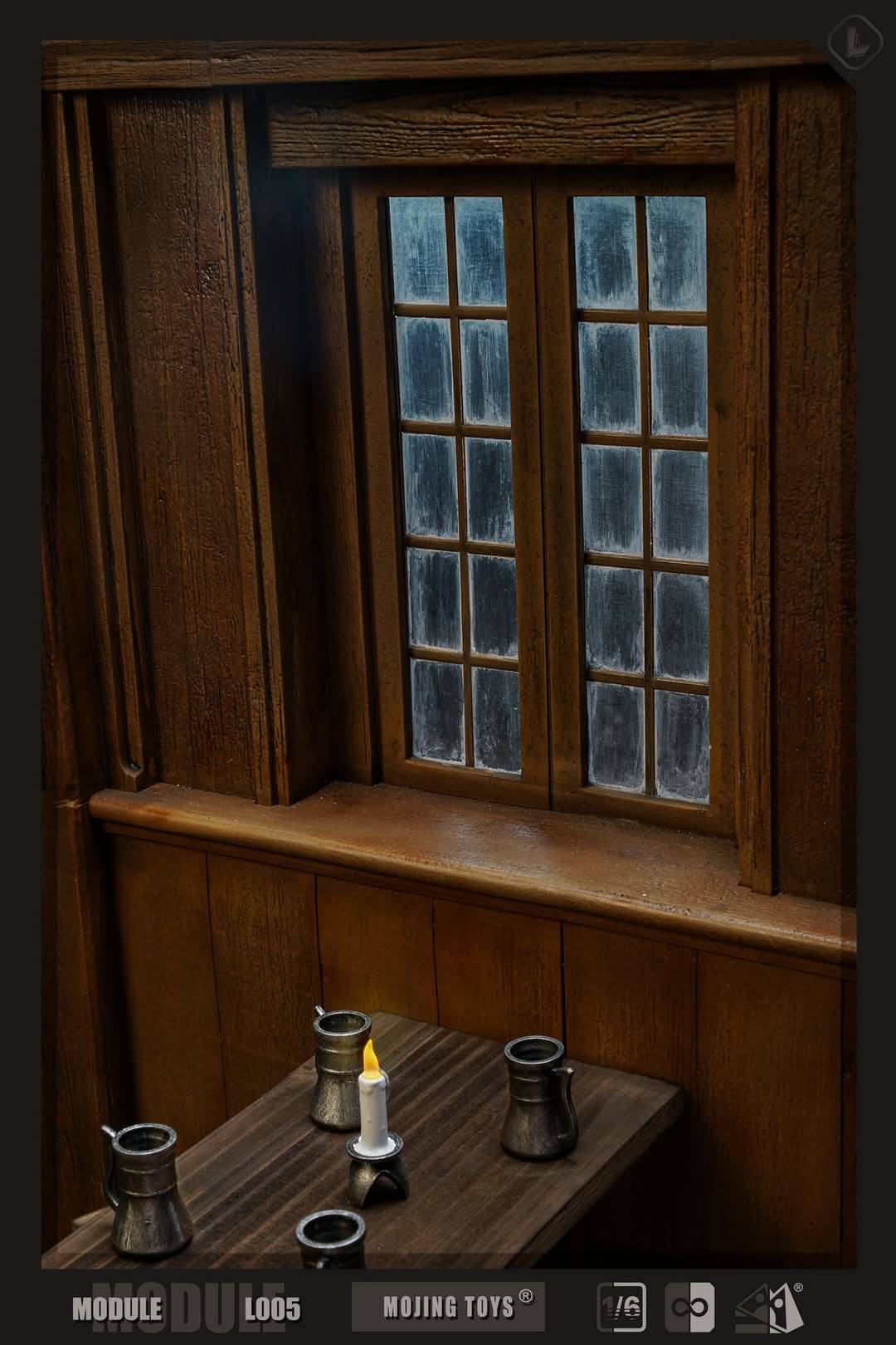 [สั่งจอง] mOjingToys - Module series - L005 1/6 : [ Middle-earth Tavern (Prancing Pony Inn) DIORAMA BASE]