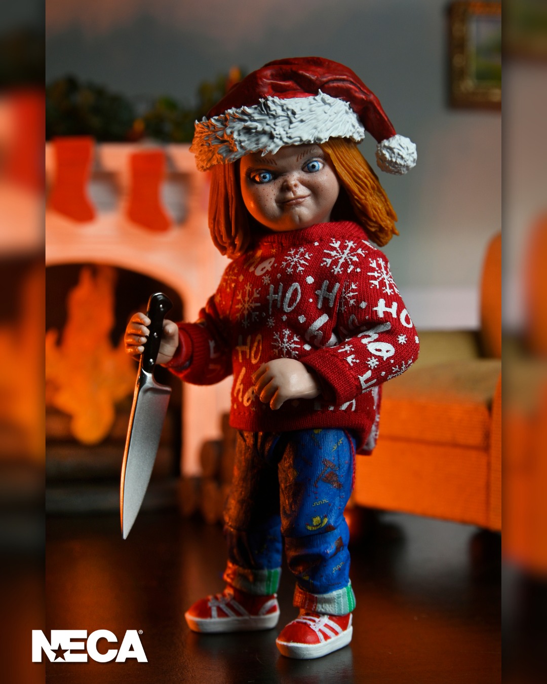 [พร้อมส่ง] NECA : Ultimate Chucky (Holiday Edition) (4นิ้ว)