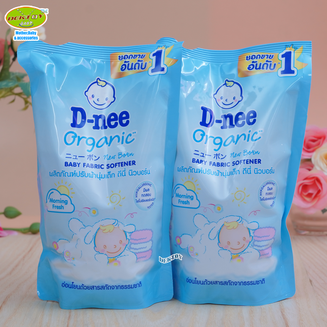 D-nee ดีนี่น้ำยาปรับผ้านุ่มดีนี่ กลิ่น Morning Fresh 550 มล.สีฟ้า