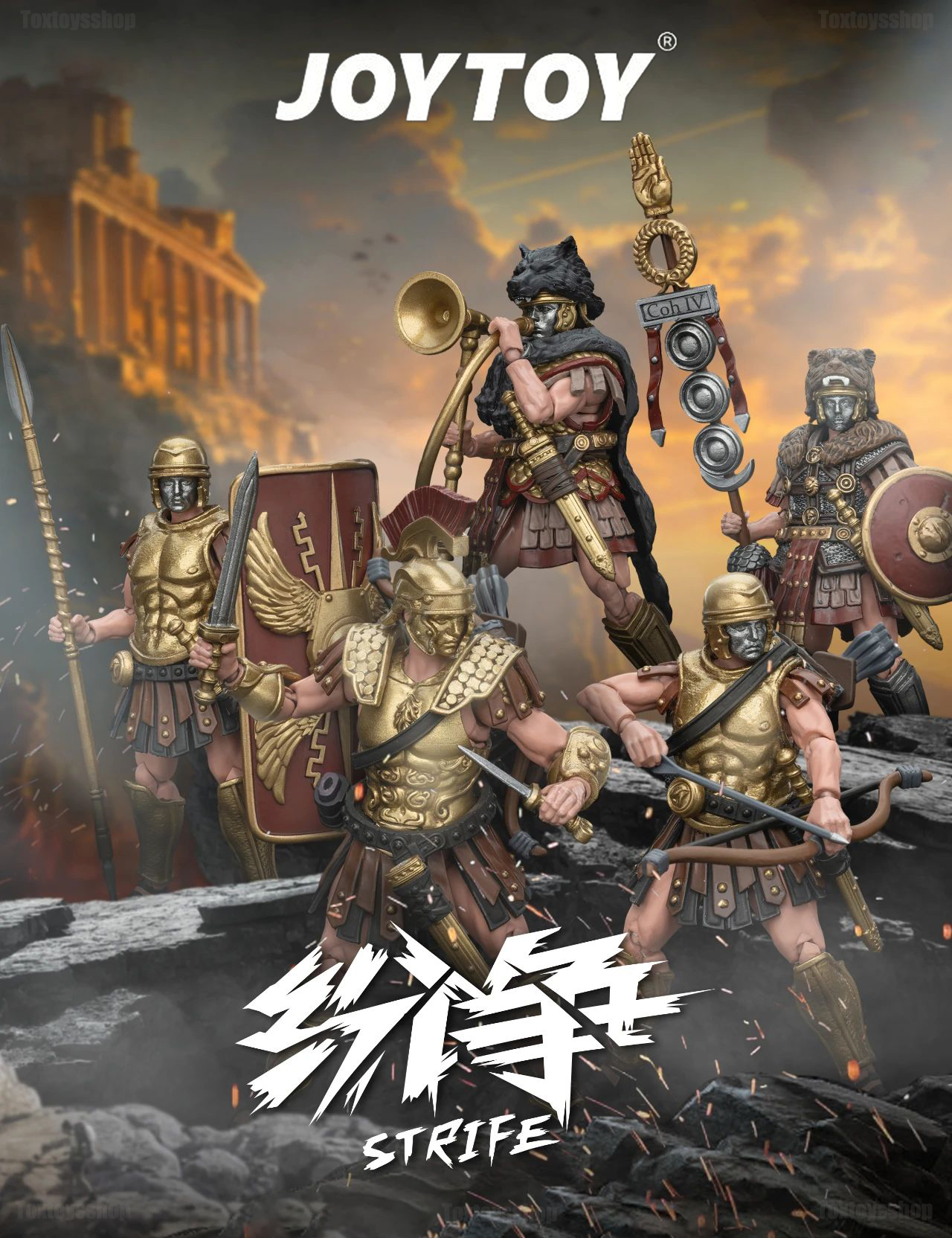 [สั่งจอง]oytoy 1/18 : Roman Republic - JT5956 : Cohort lV Centurion